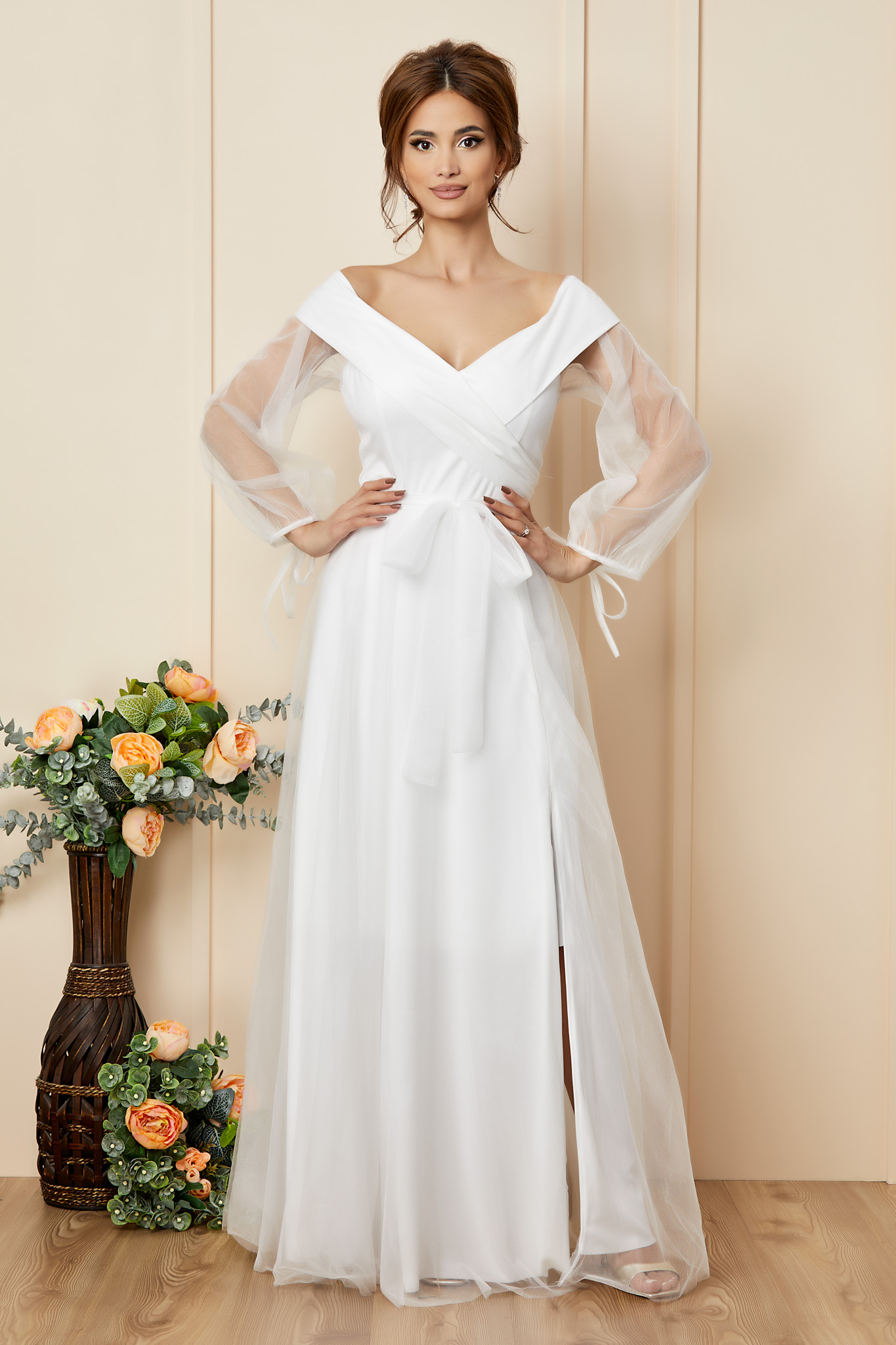 Reducere 14% la Rochie Hermosa Alba