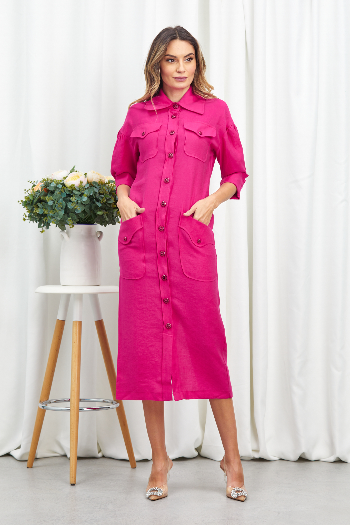 Reducere 19% la Rochie Lexie Ciclam