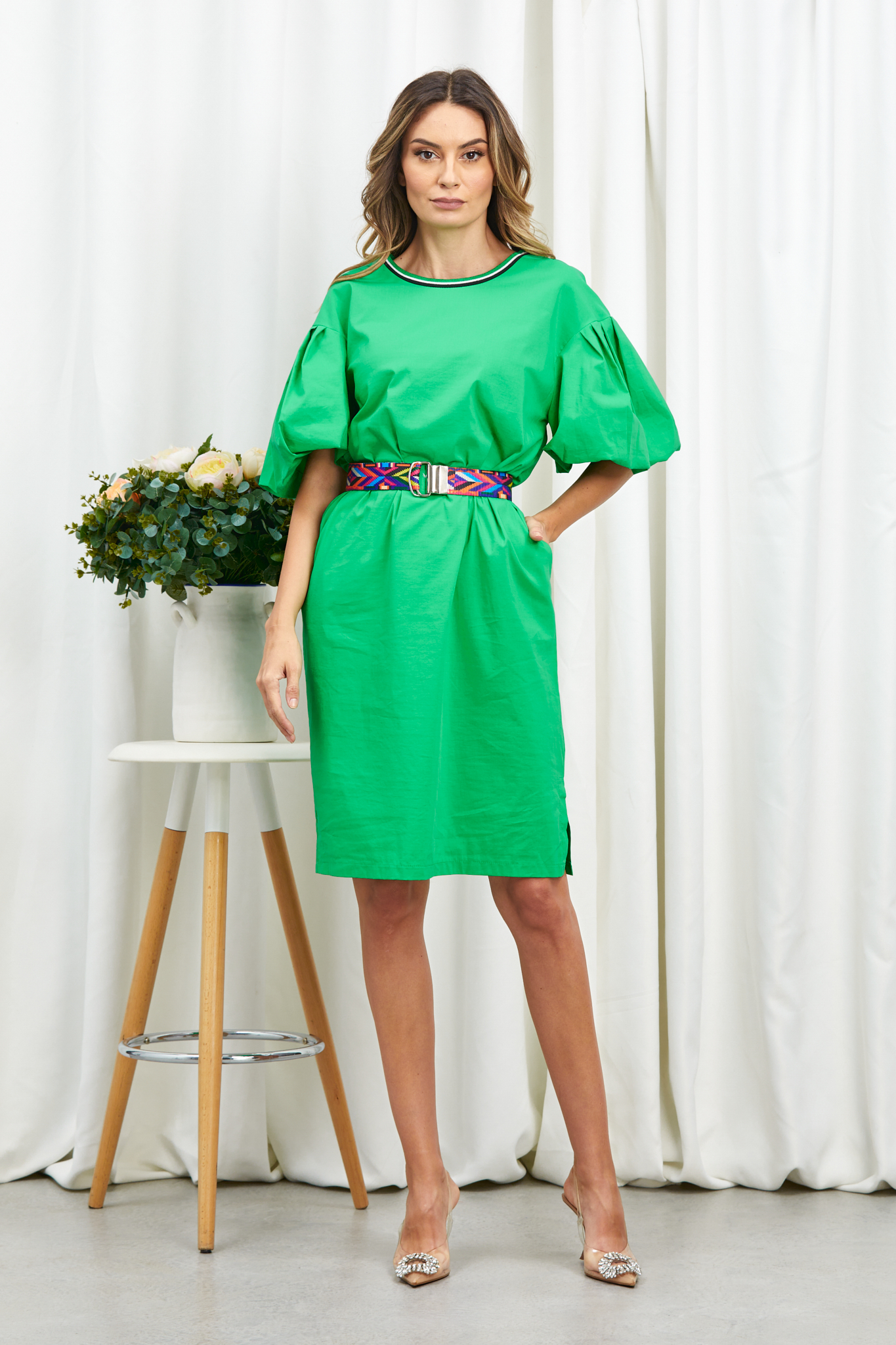 Reducere 24% la Rochie Nessa Verde