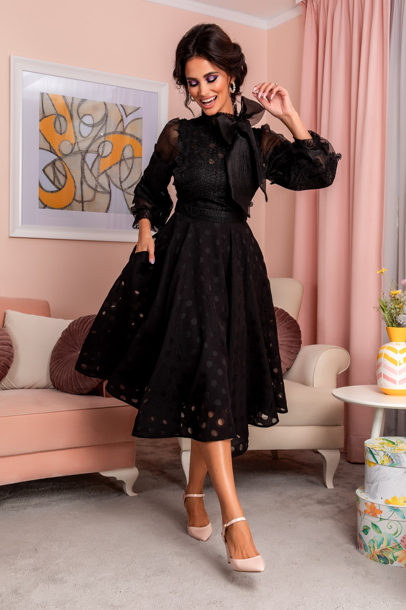 Reducere 5% la Rochie Radiant Neagra