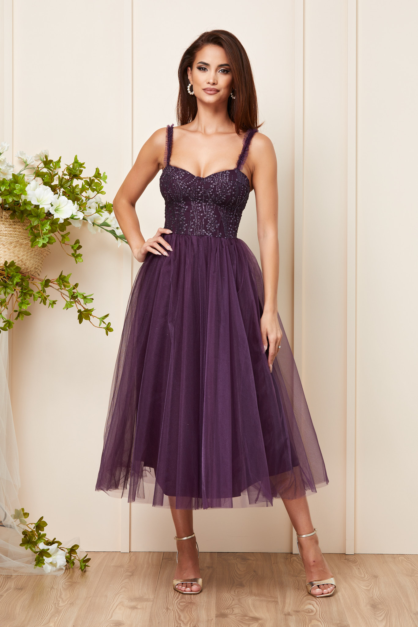 Reducere 18% la Rochie Unique Violet