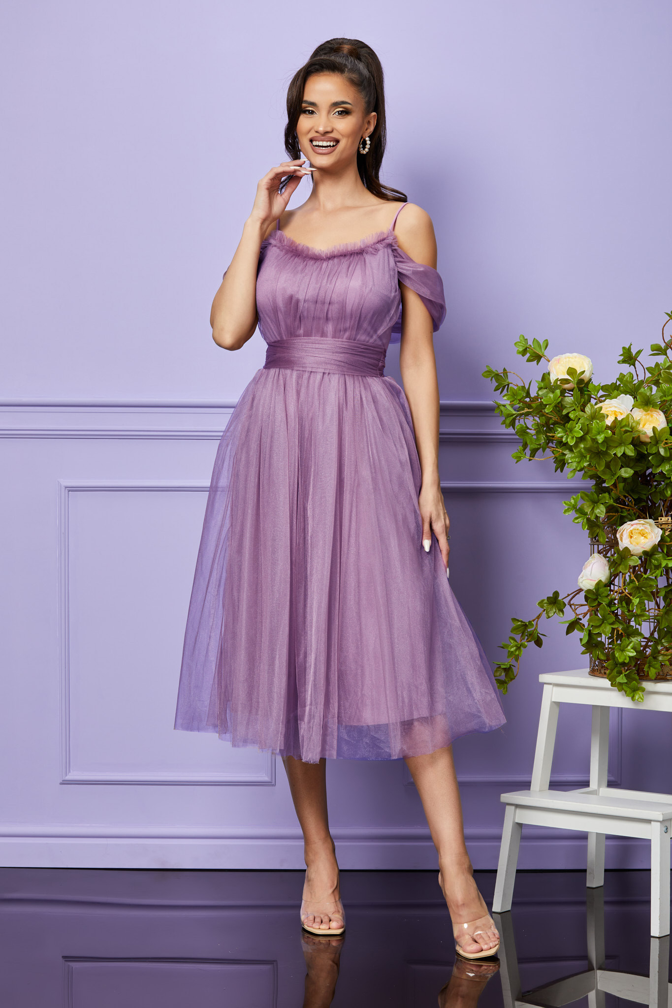Reducere 9% la Rochie Queeny Lila