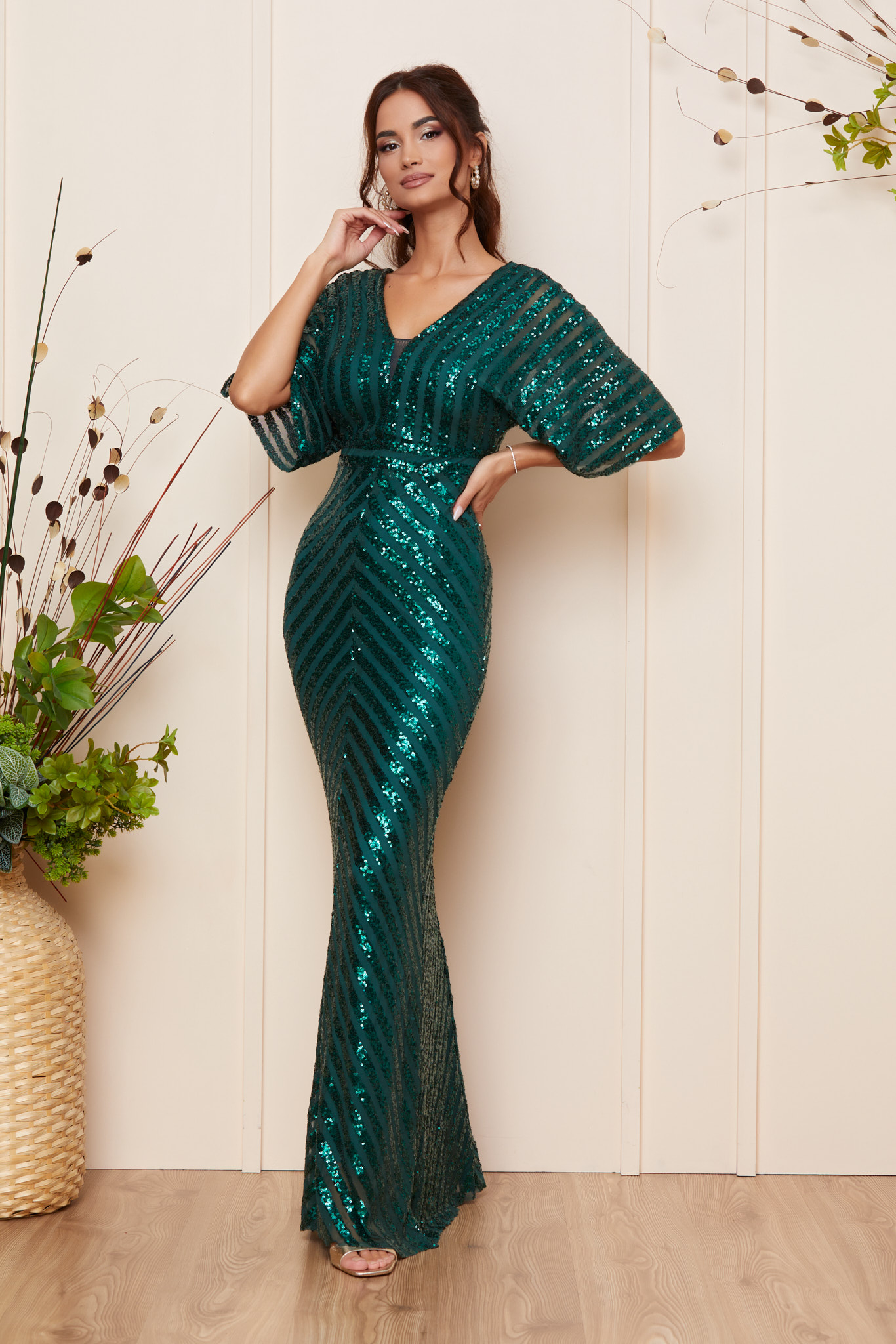 Reducere 11% la Rochie Imperial Verde