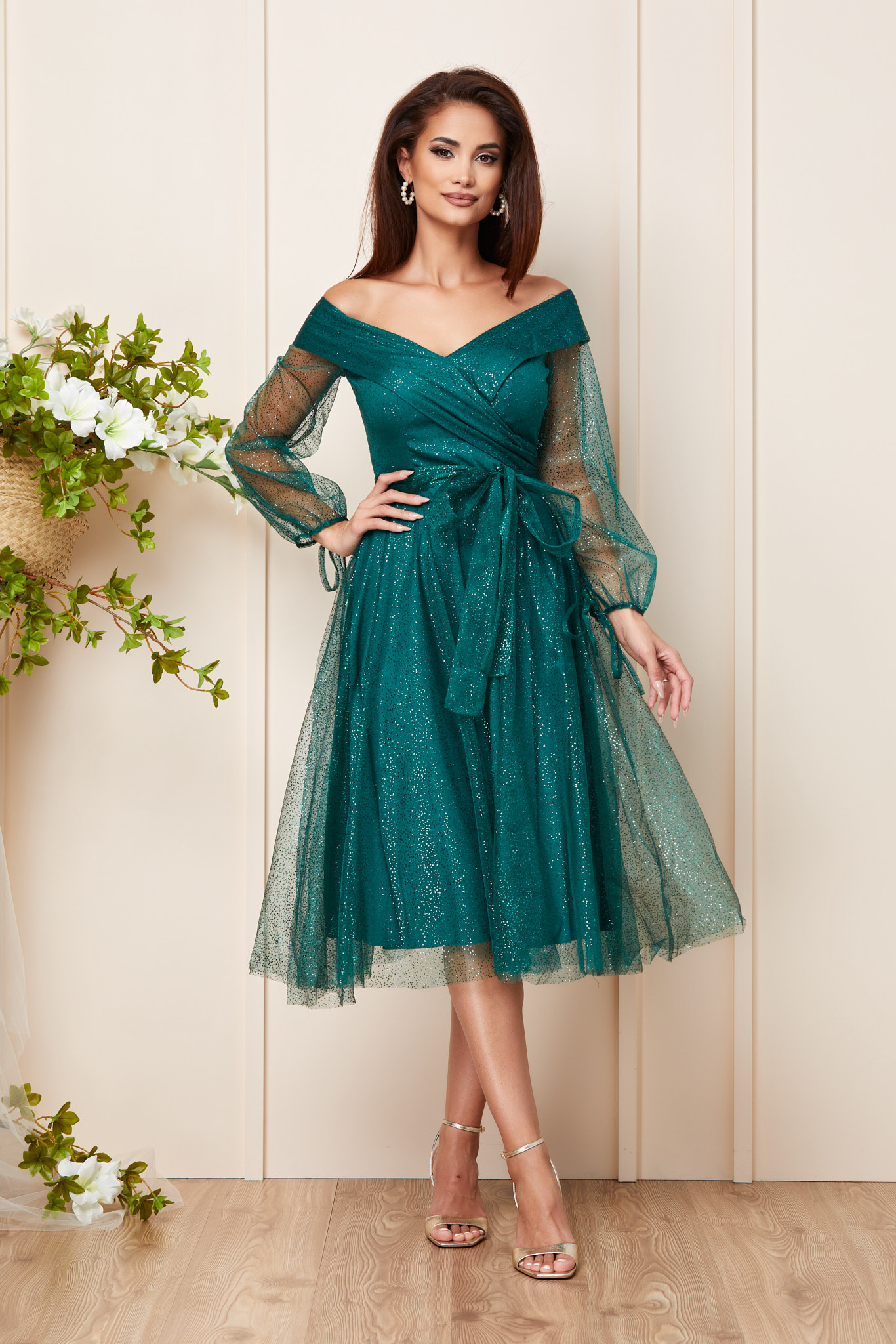 Reducere 11% la Rochie Kathryn Verde