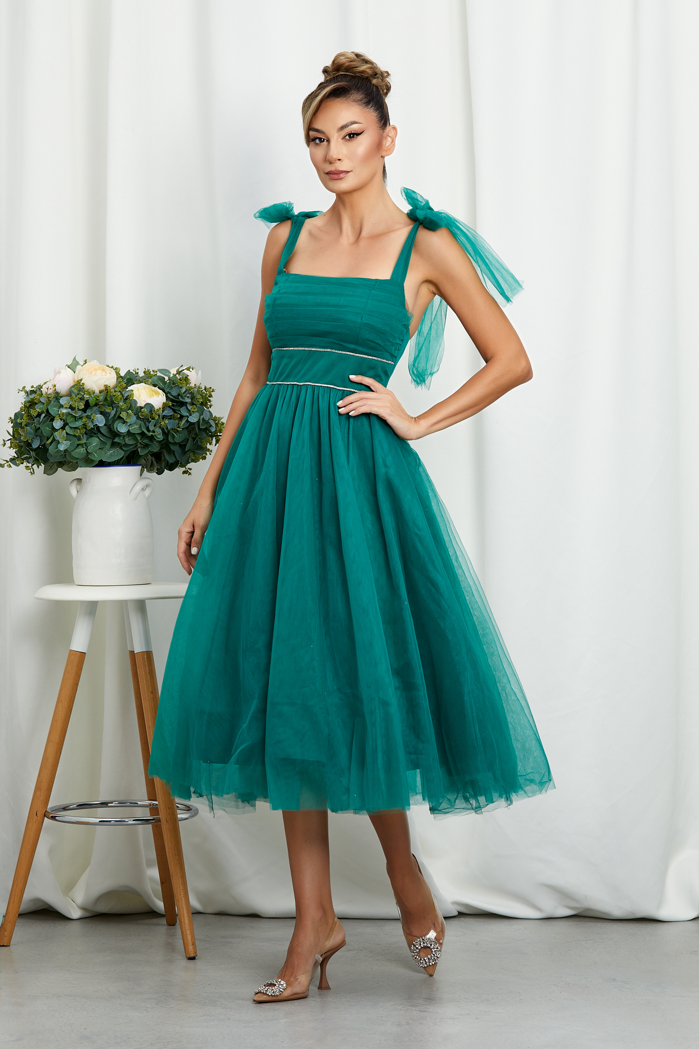 Reducere 21% la Rochie Savor Verde