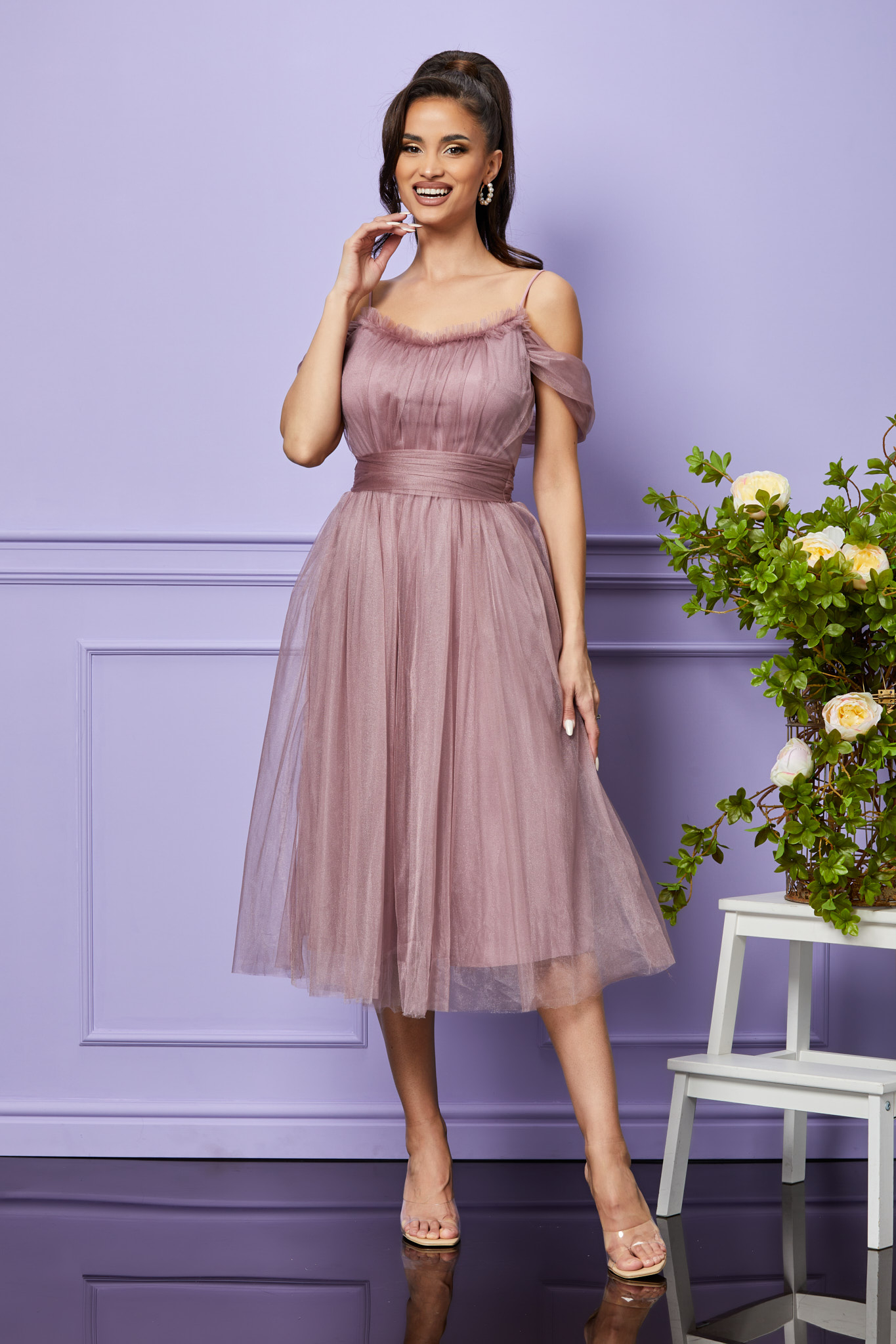 Reducere 9% la Rochie Queeny Rose