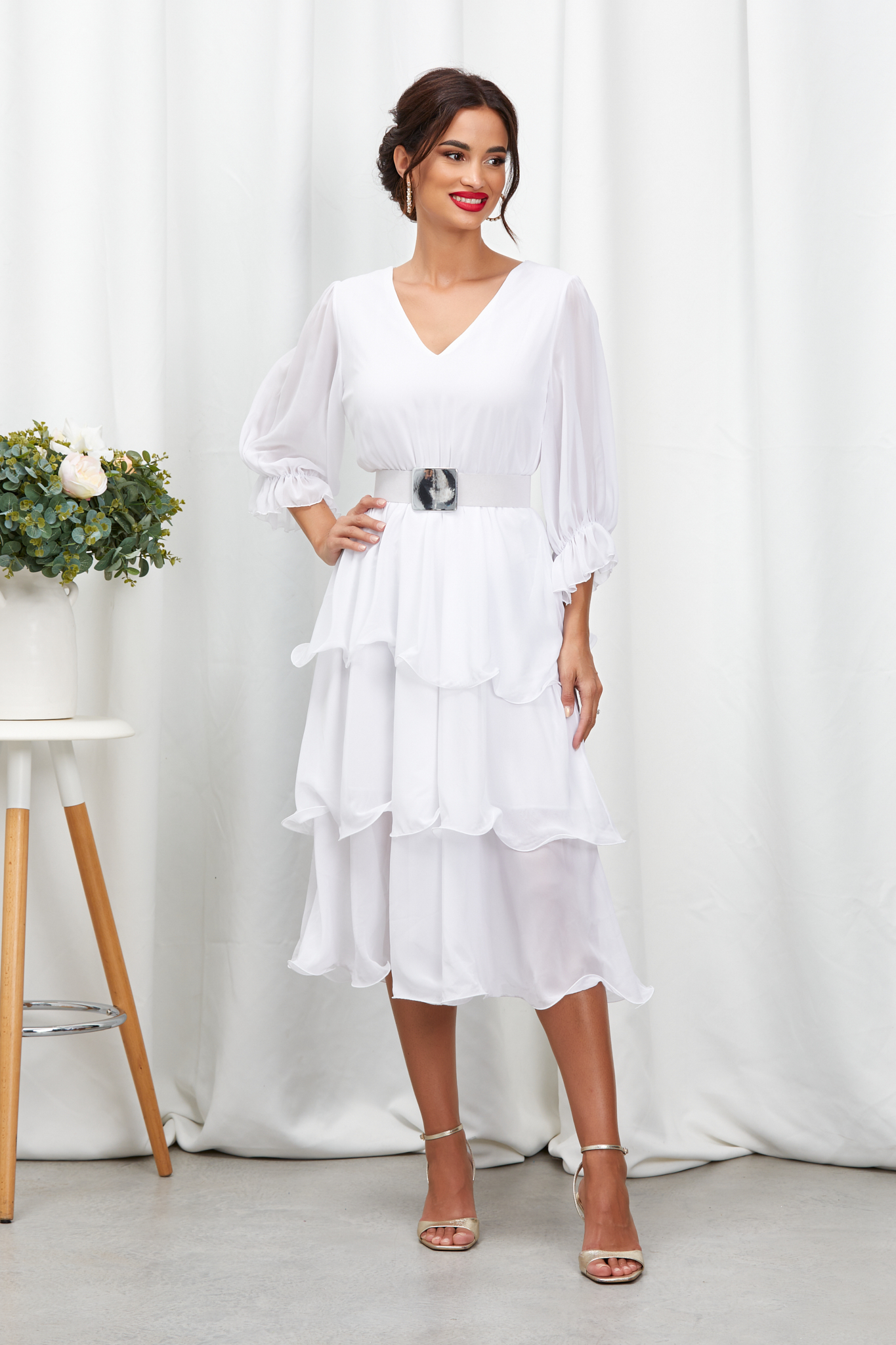 Reducere 21% la Rochie Camilla Alba