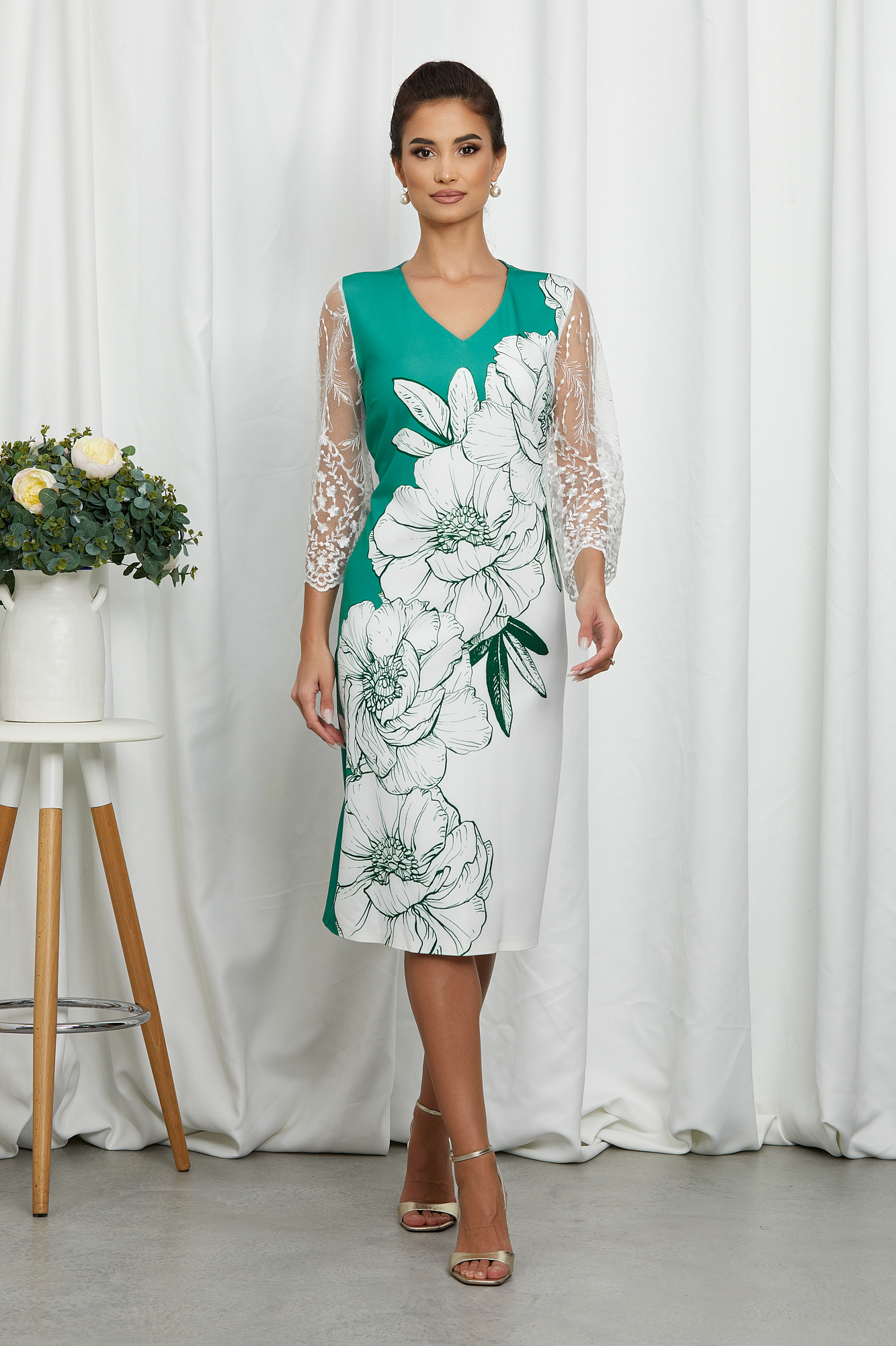 Reducere 38% la Rochie Gemma Verde