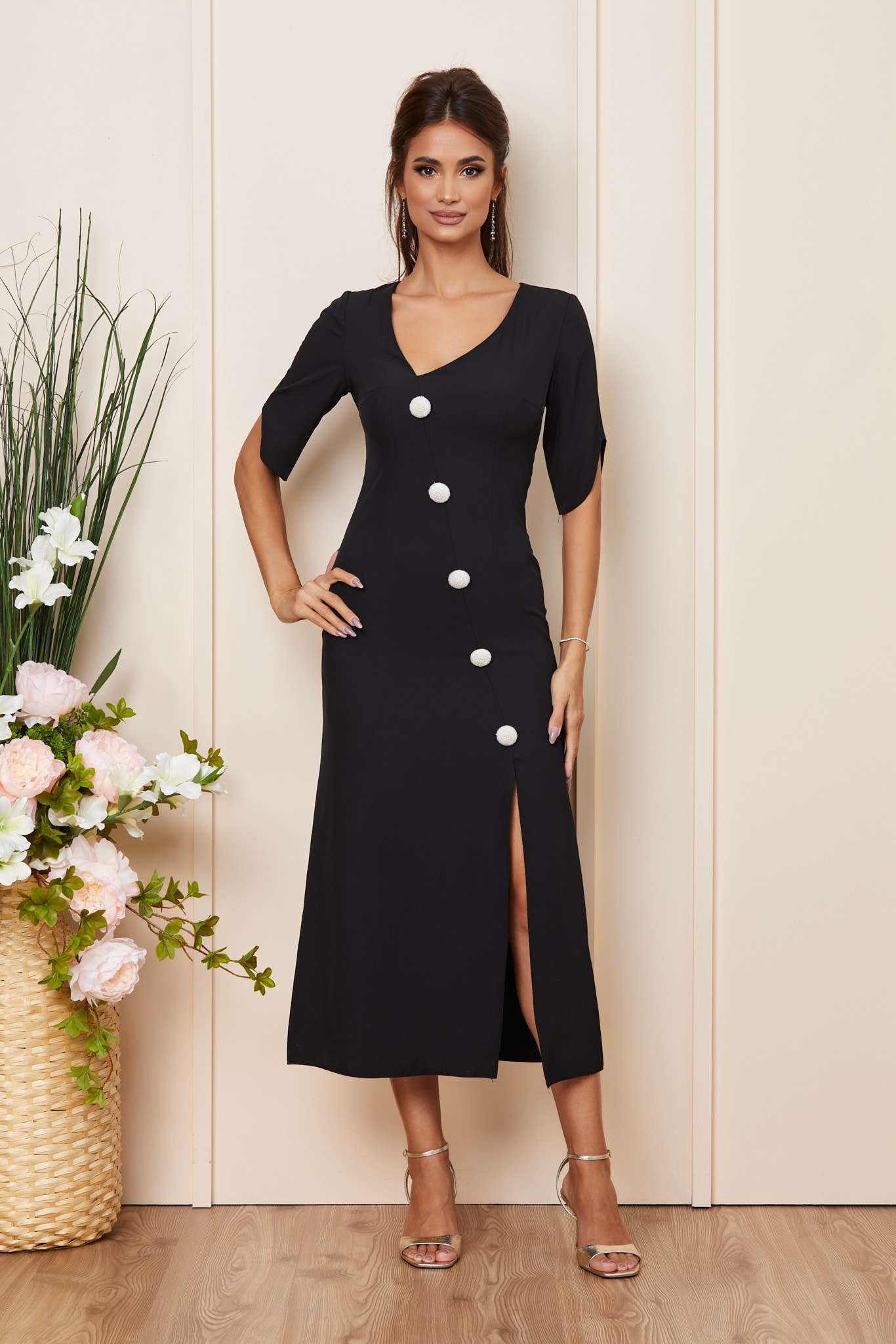 Reducere 31% la Rochie Moze Melinda Neagra