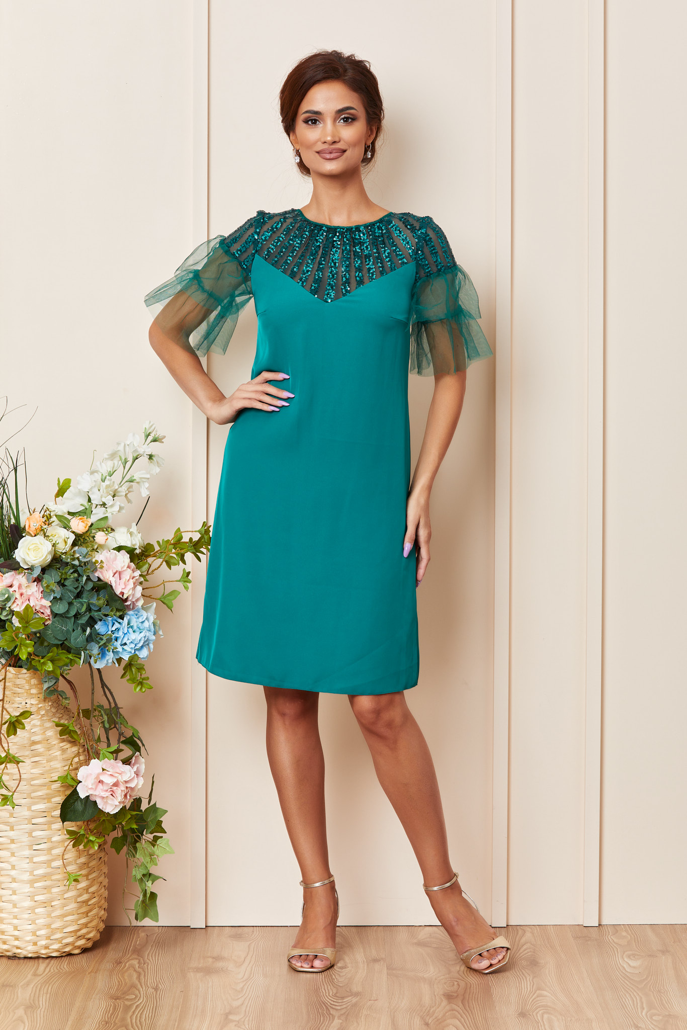 Reducere 39% la Rochie Moze Lottie Verde