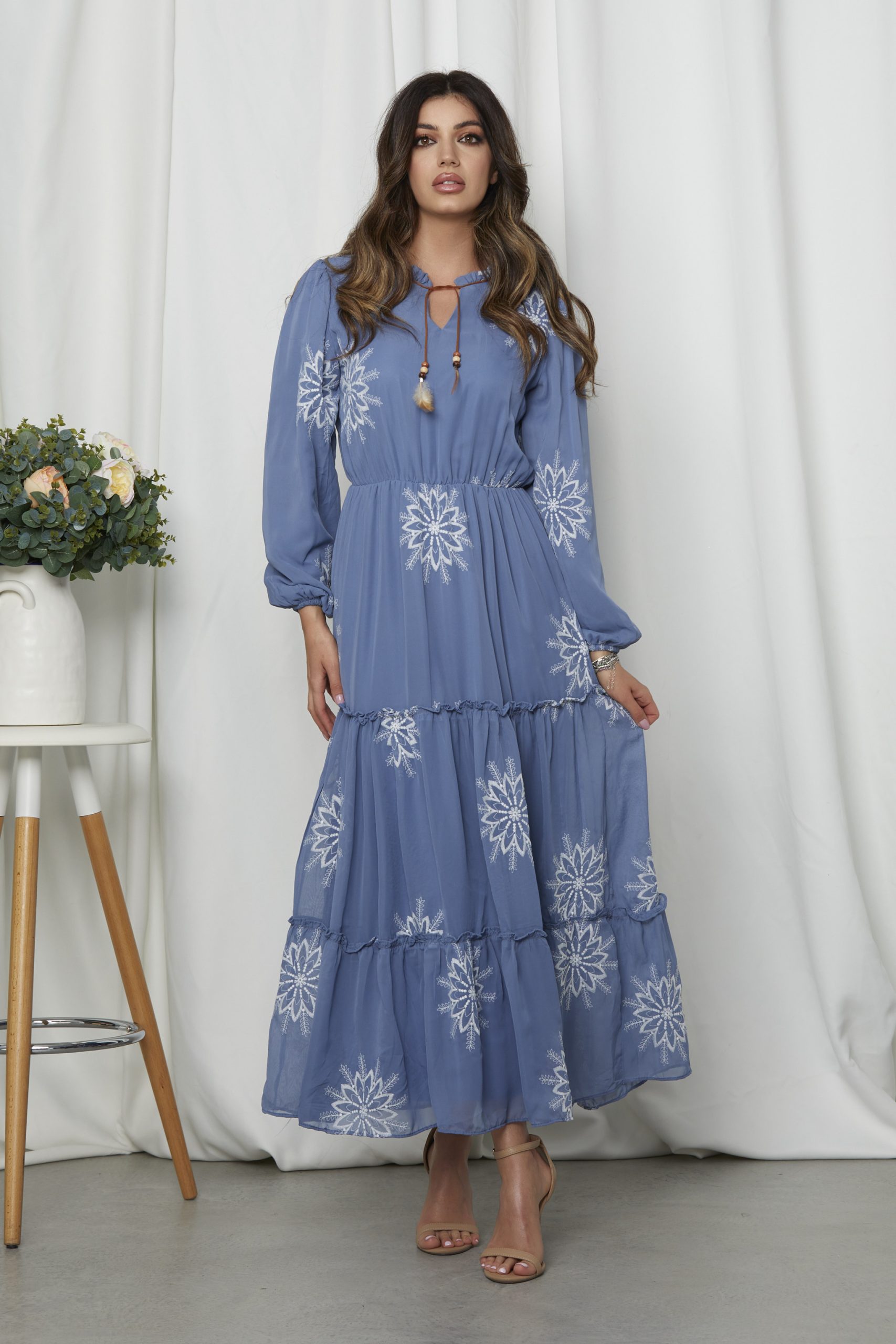 Reducere 36% la Rochie Monara Albastra