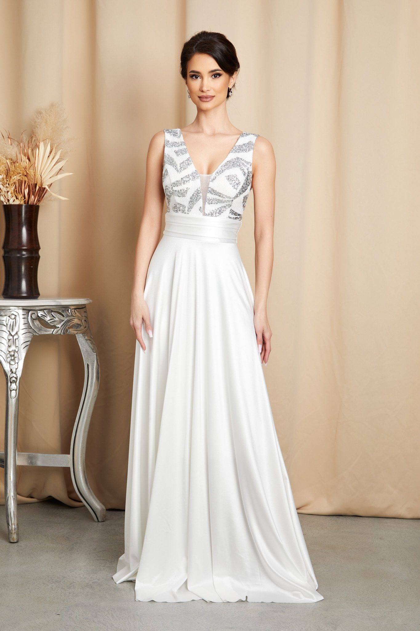 Reducere 29% la Rochie Delight Alba