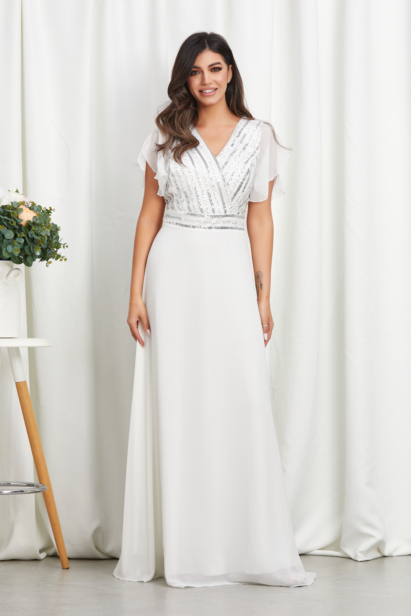 Reducere 21% la Rochie Catarina Alba