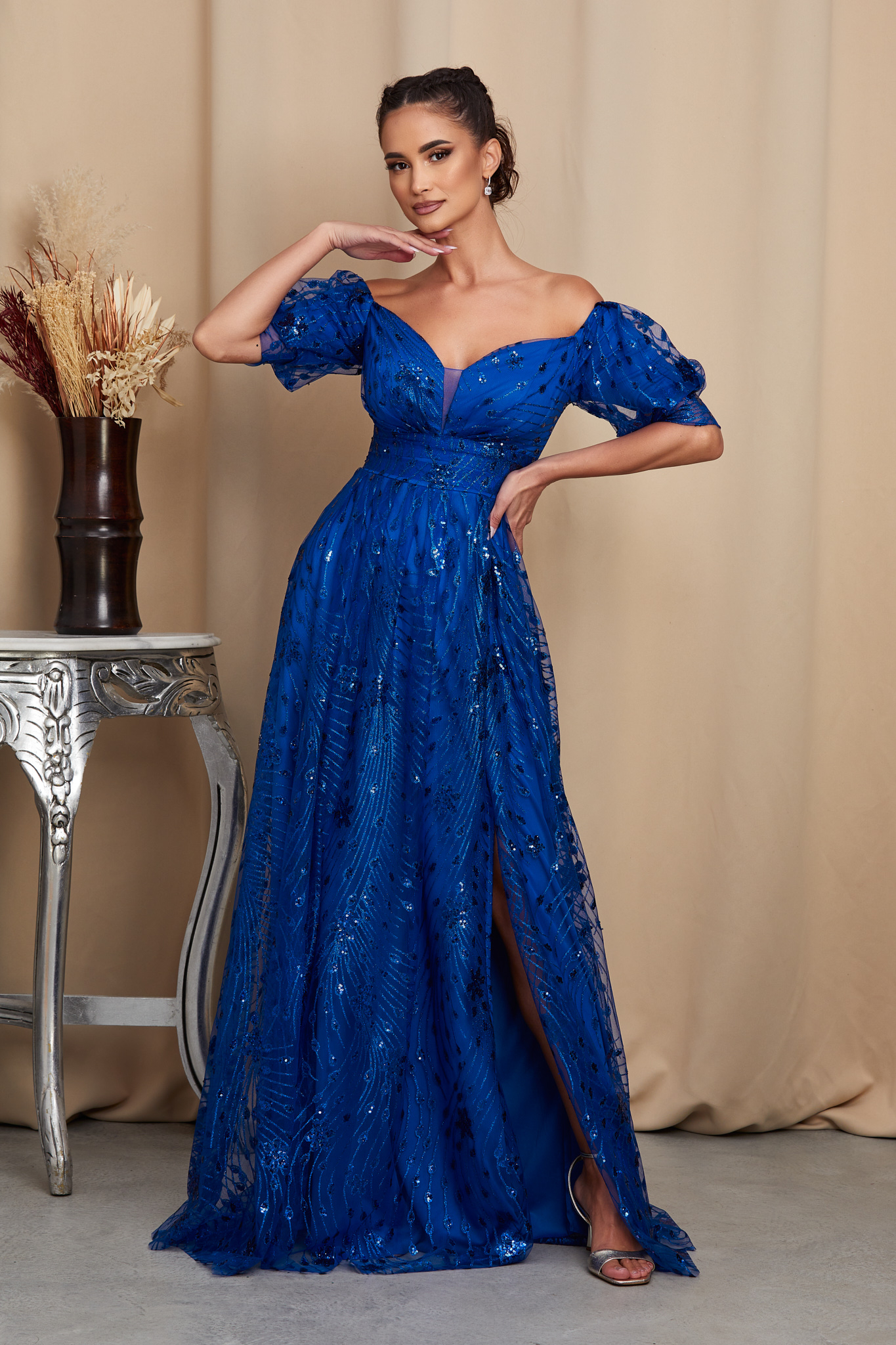 Reducere 7% la Rochie Bellona Albastra