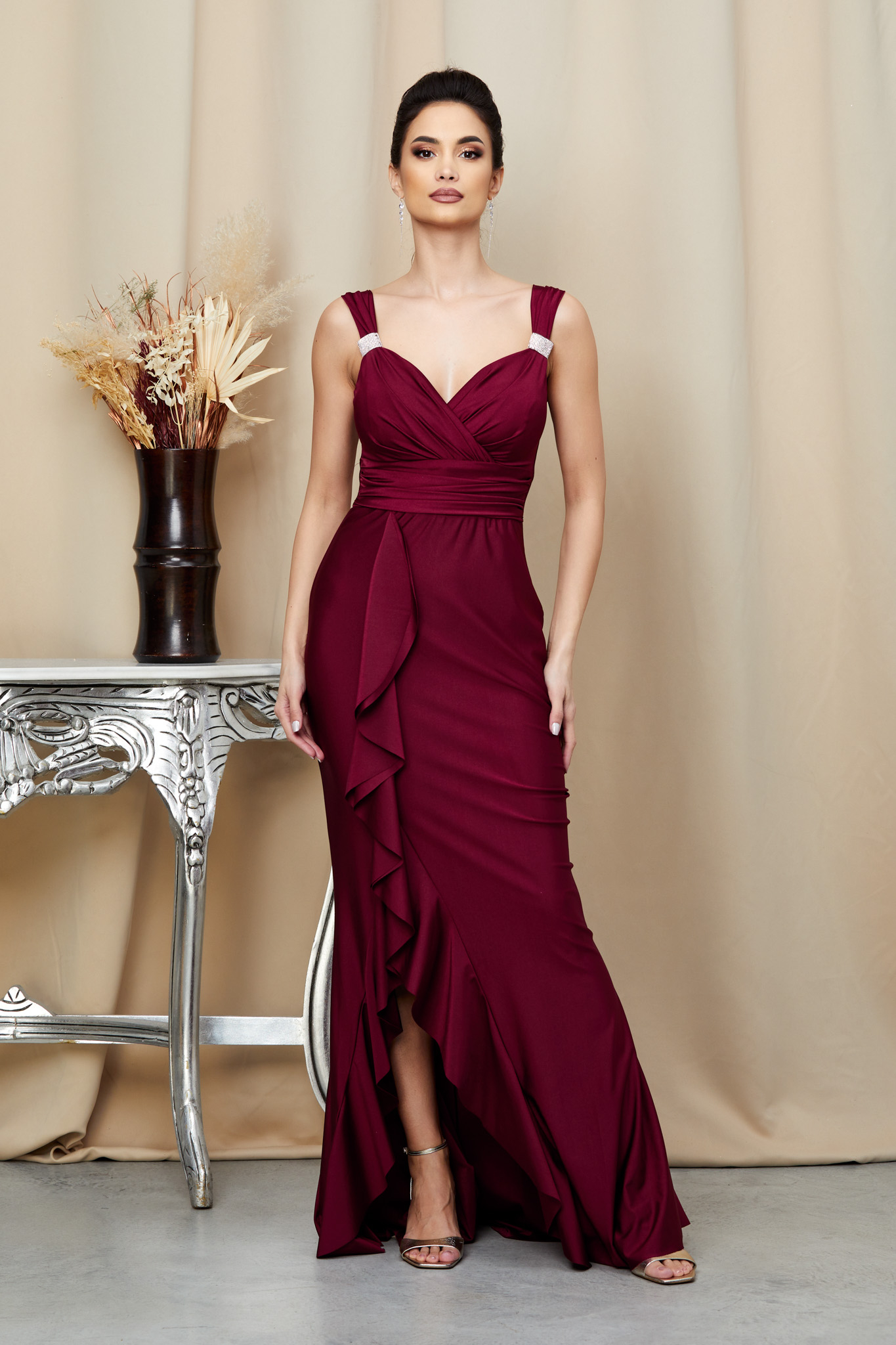 Reducere 7% la Rochie Princess Bordo