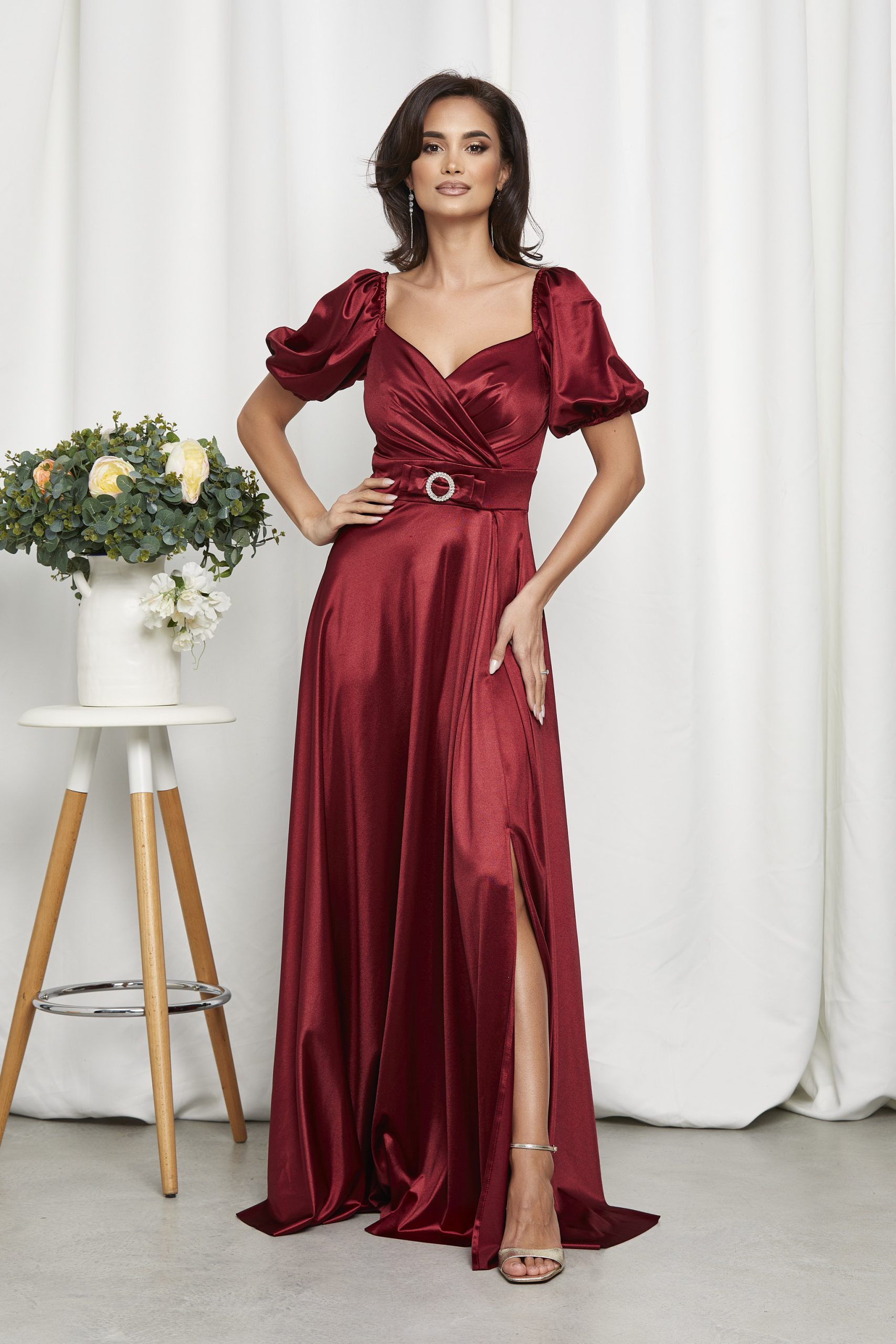 Reducere 23% la Rochie Night Diva Bordo
