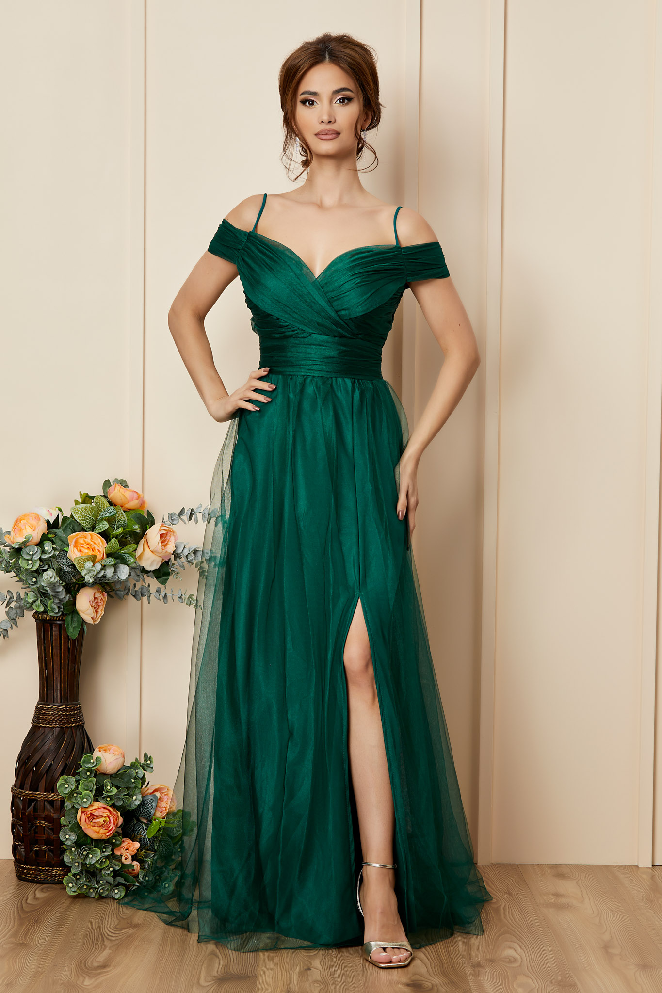 Reducere 8% la Rochie Celebre Verde