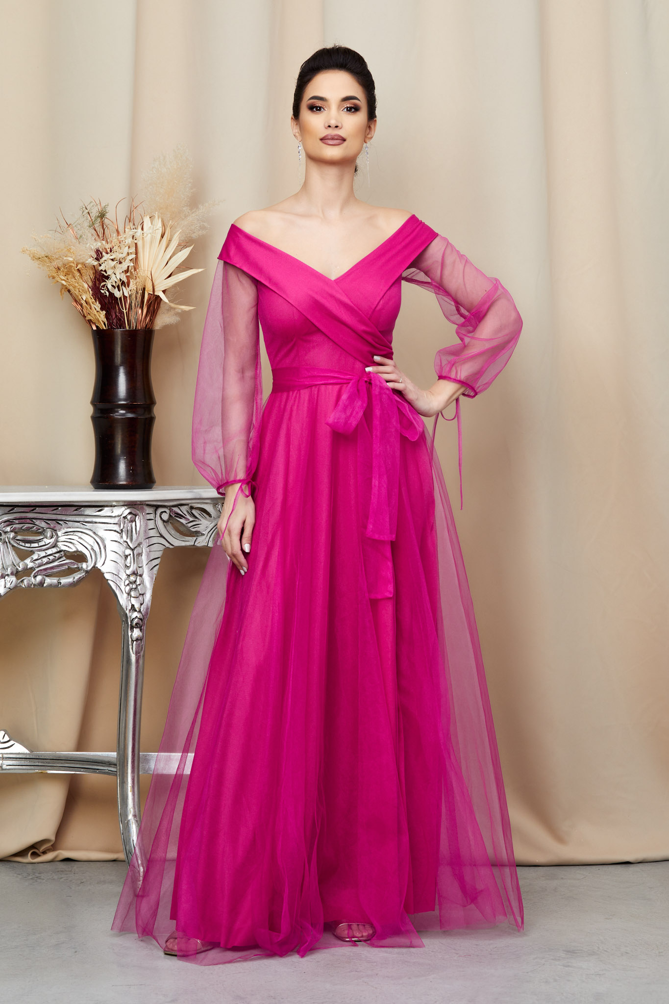 Reducere 14% la Rochie Hermosa Fucsia