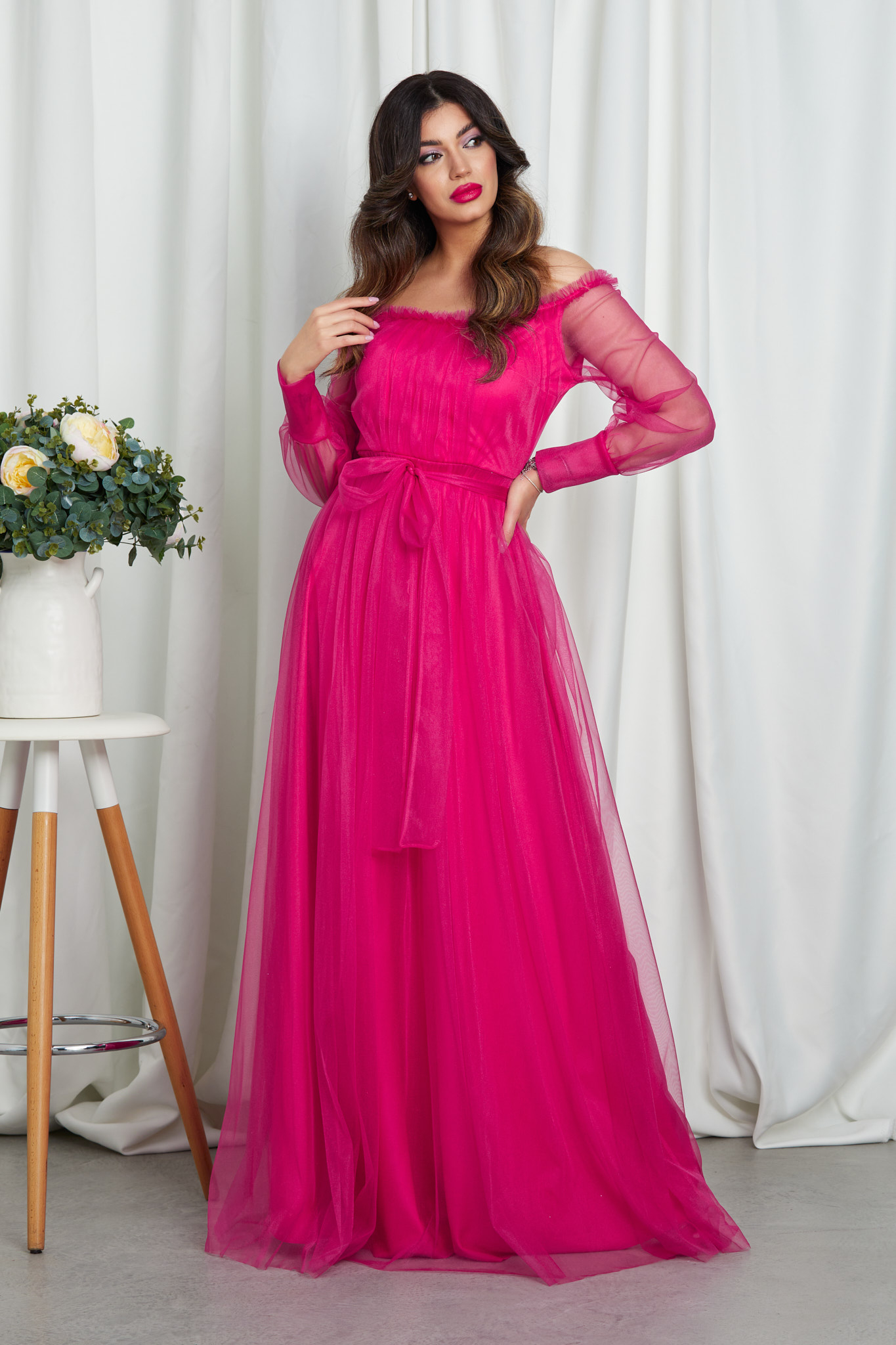 Reducere 10% la Rochie Temptation Fucsia