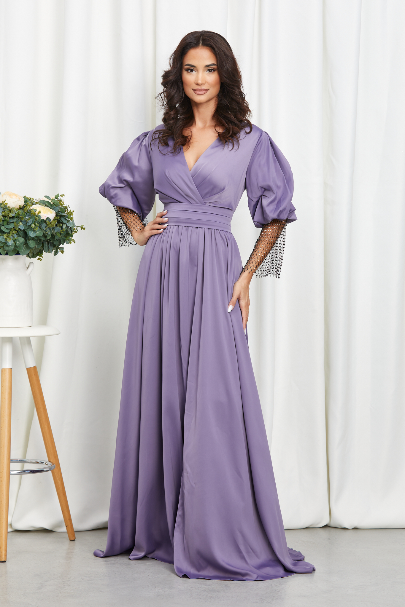 Reducere 18% la Rochie Nuria Mov