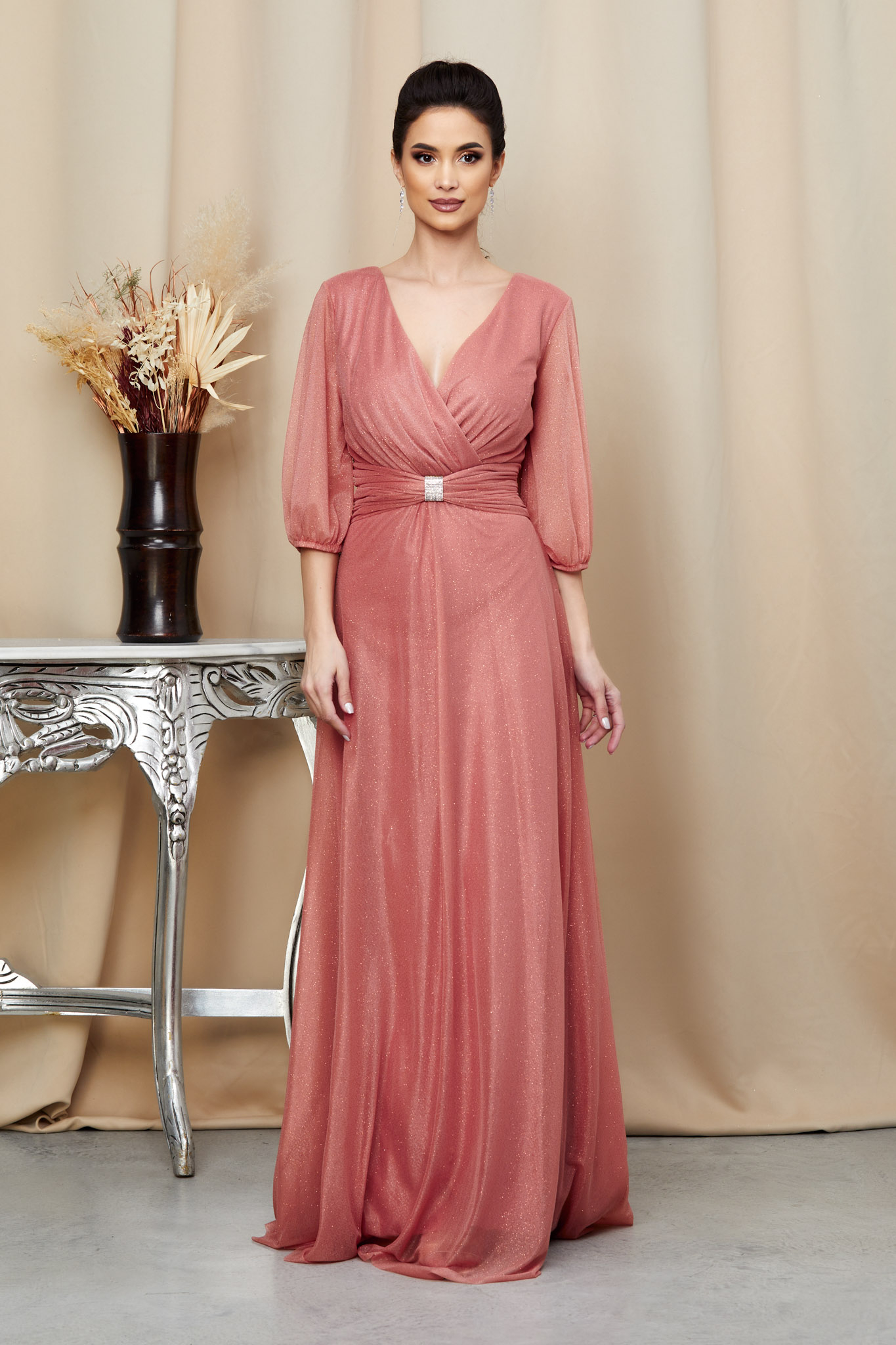 Reducere 12% la Rochie Scarlett Peach