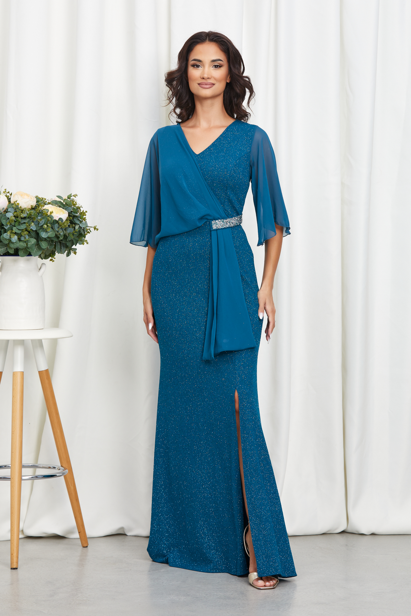 Reducere 5% la Rochie Evitta Turcoaz