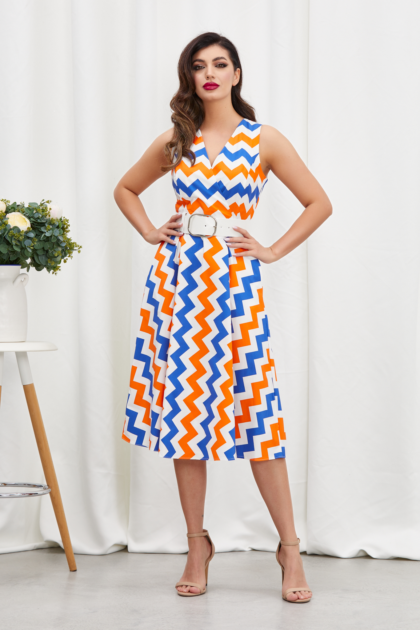 Reducere 32% la Rochie Melya Orange Multi
