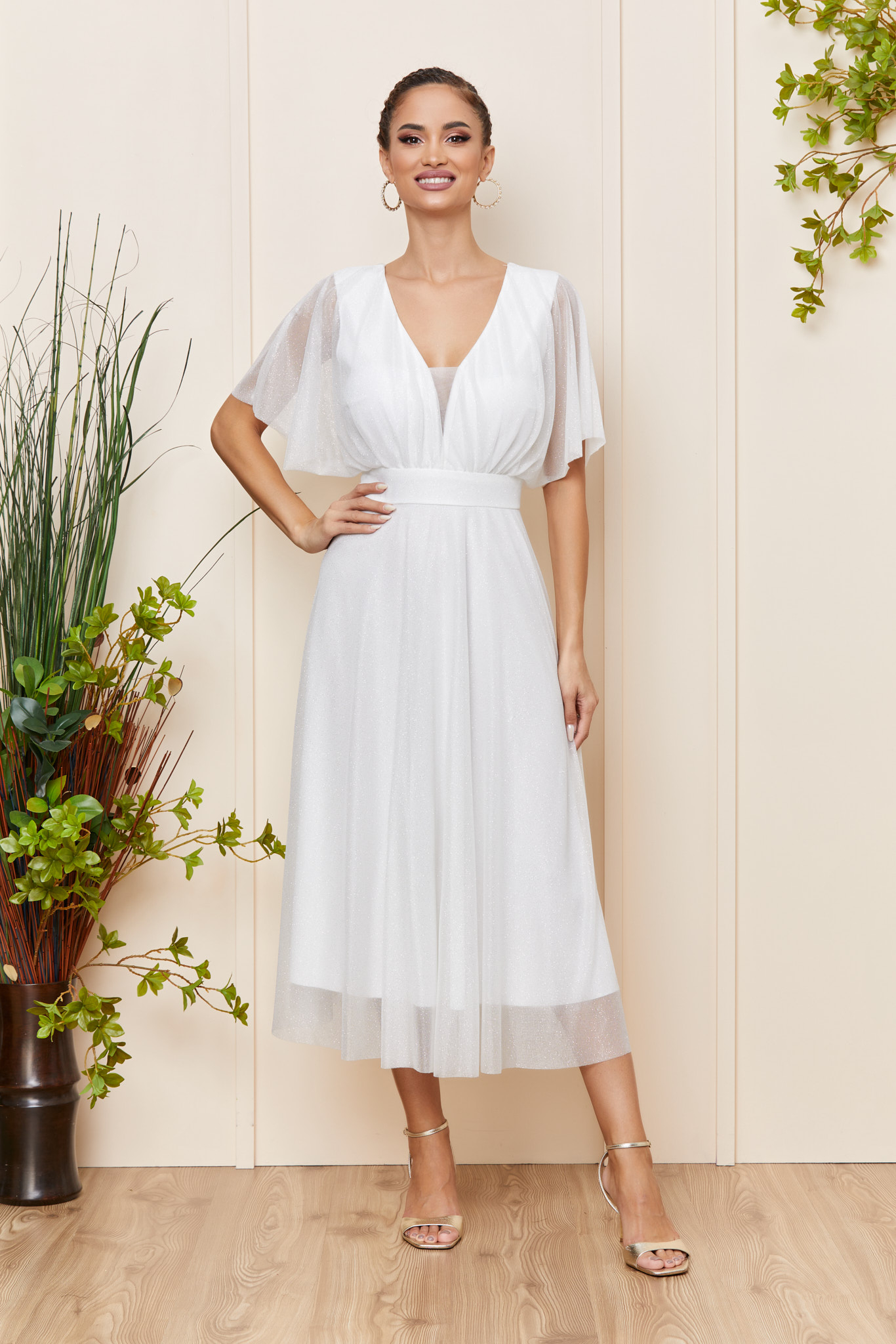 Reducere 15% la Rochie Darling Alba