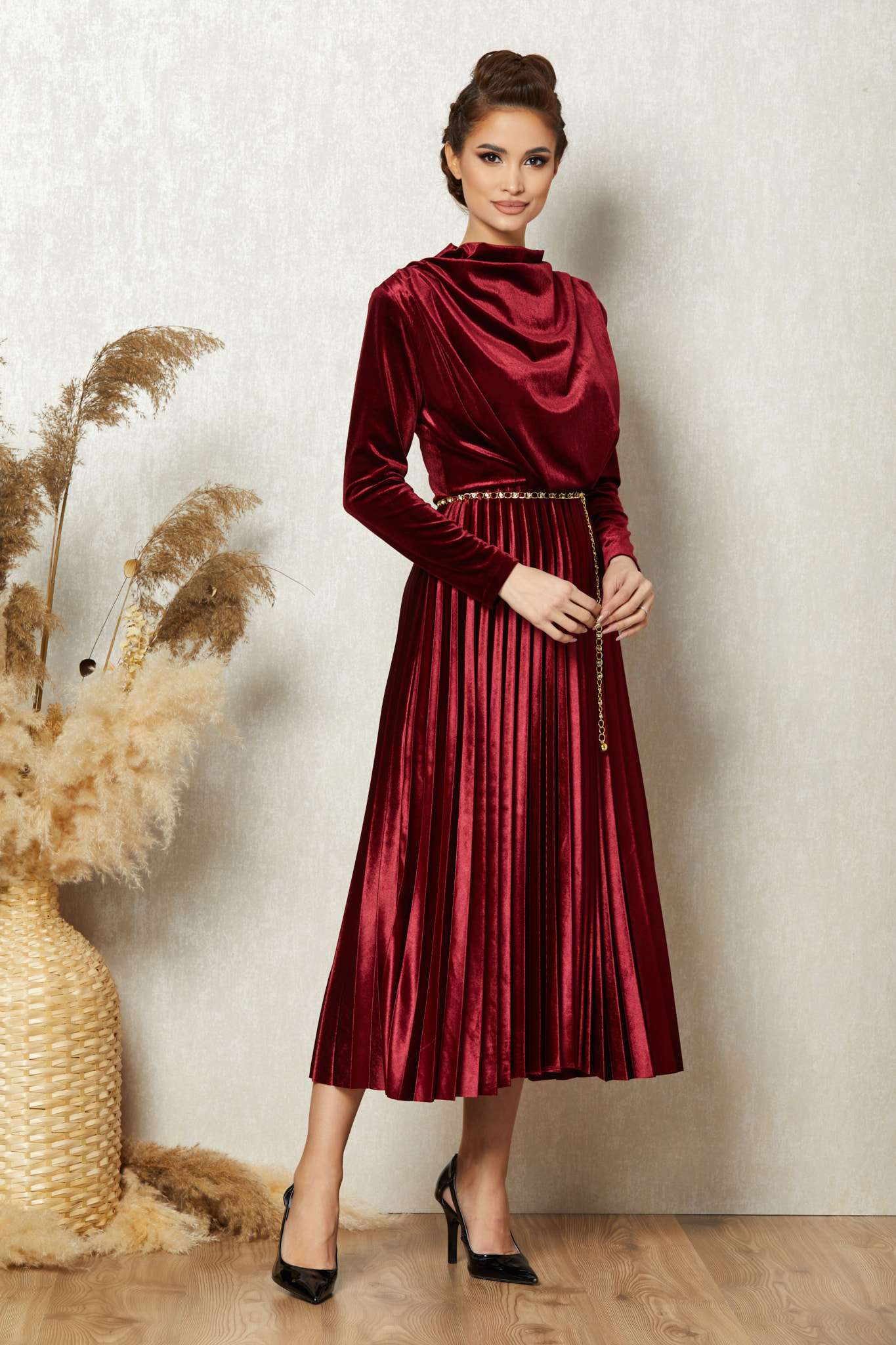 Reducere 12% la Rochie Erika Bordo