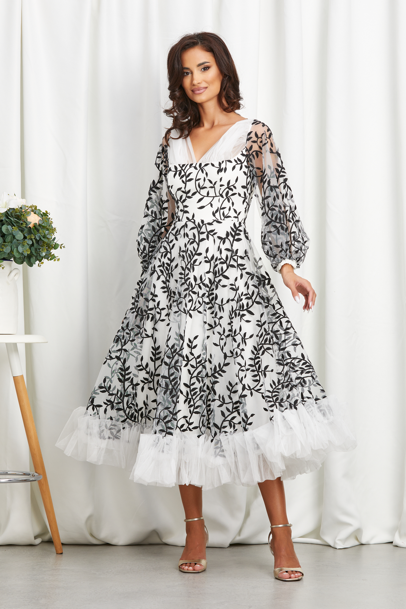 Reducere 27% la Rochie Dorra Bicolora