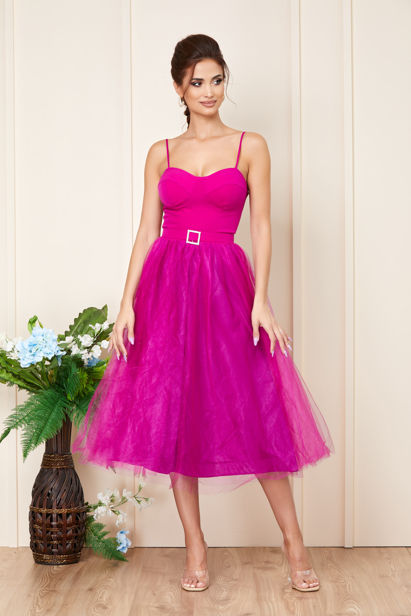 Reducere 32% la Rochie Sienna Fucsia