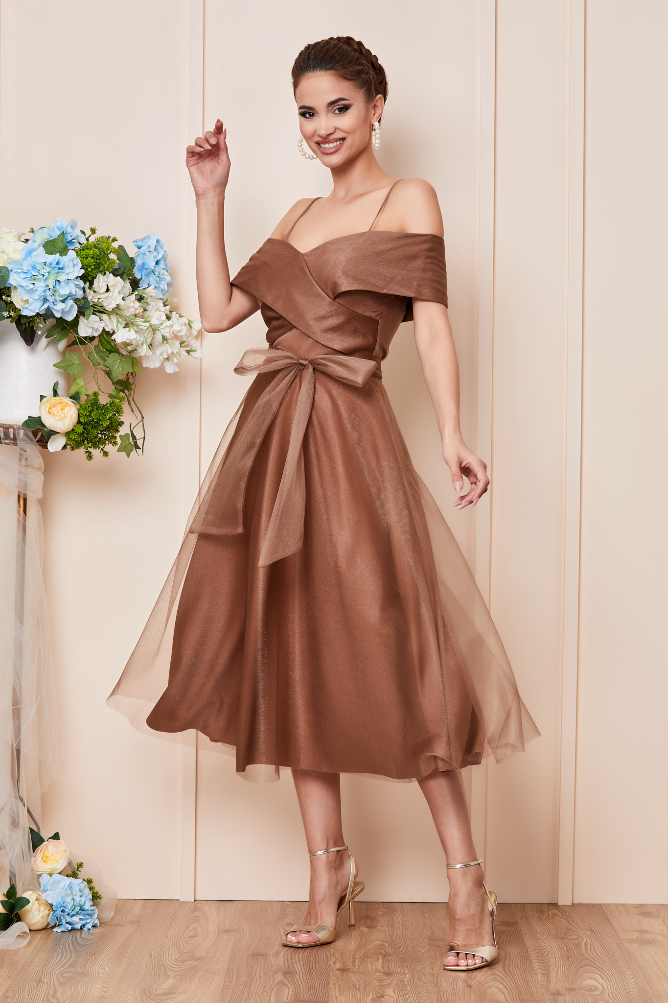 Reducere 3% la Rochie Sugar Maro