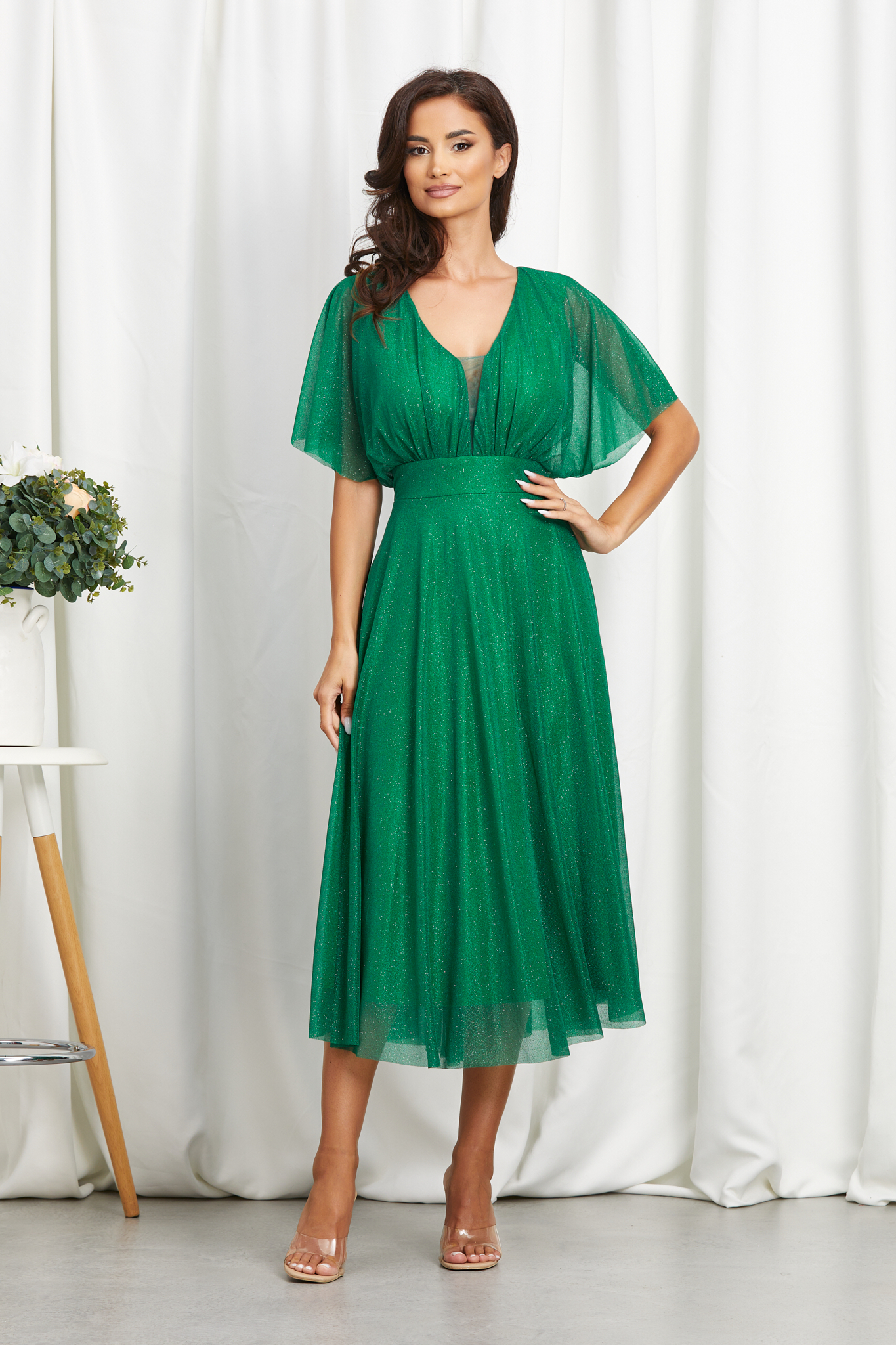 Reducere 15% la Rochie Darling Verde Deschis