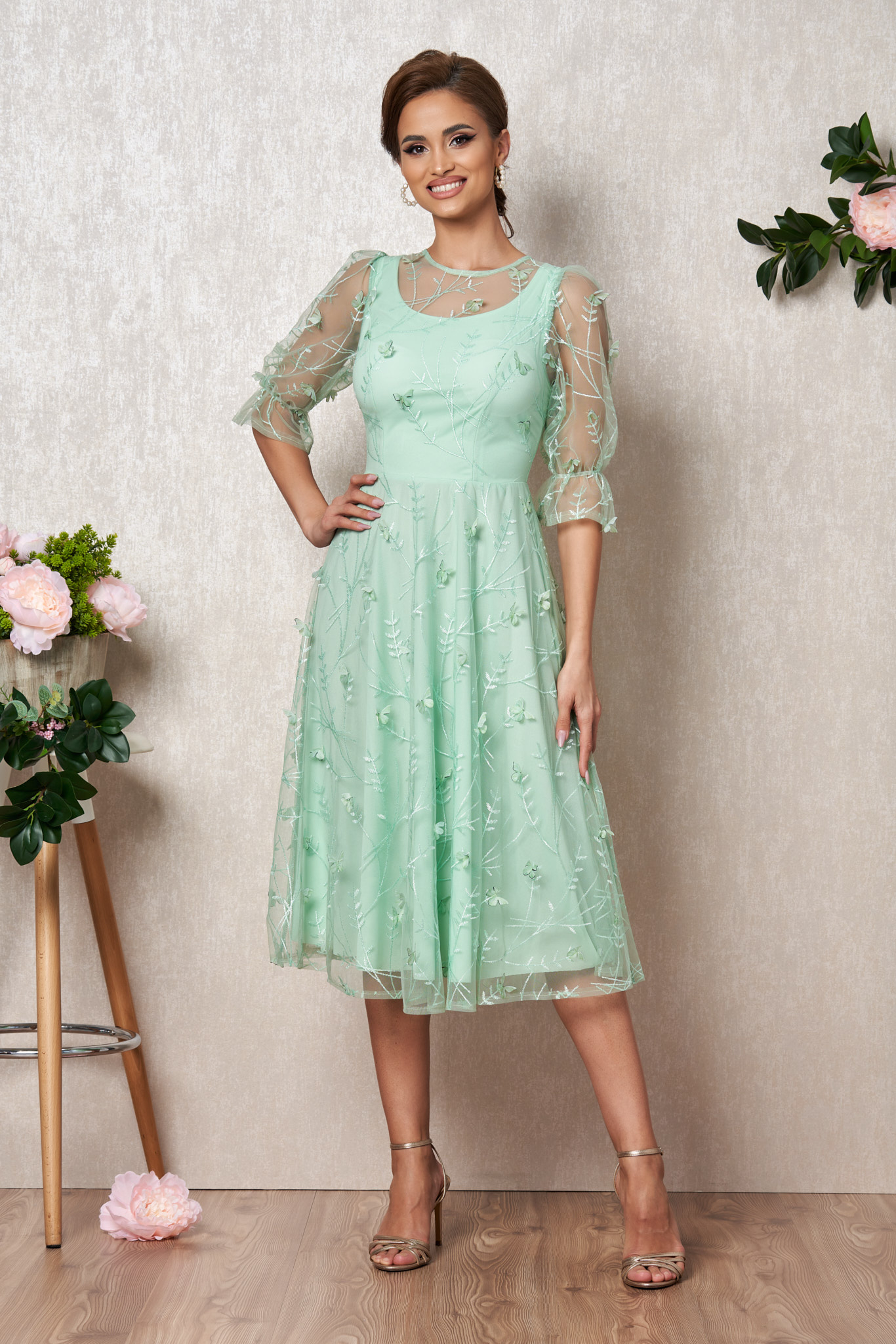 Reducere 59% la Rochie Evorra Mint