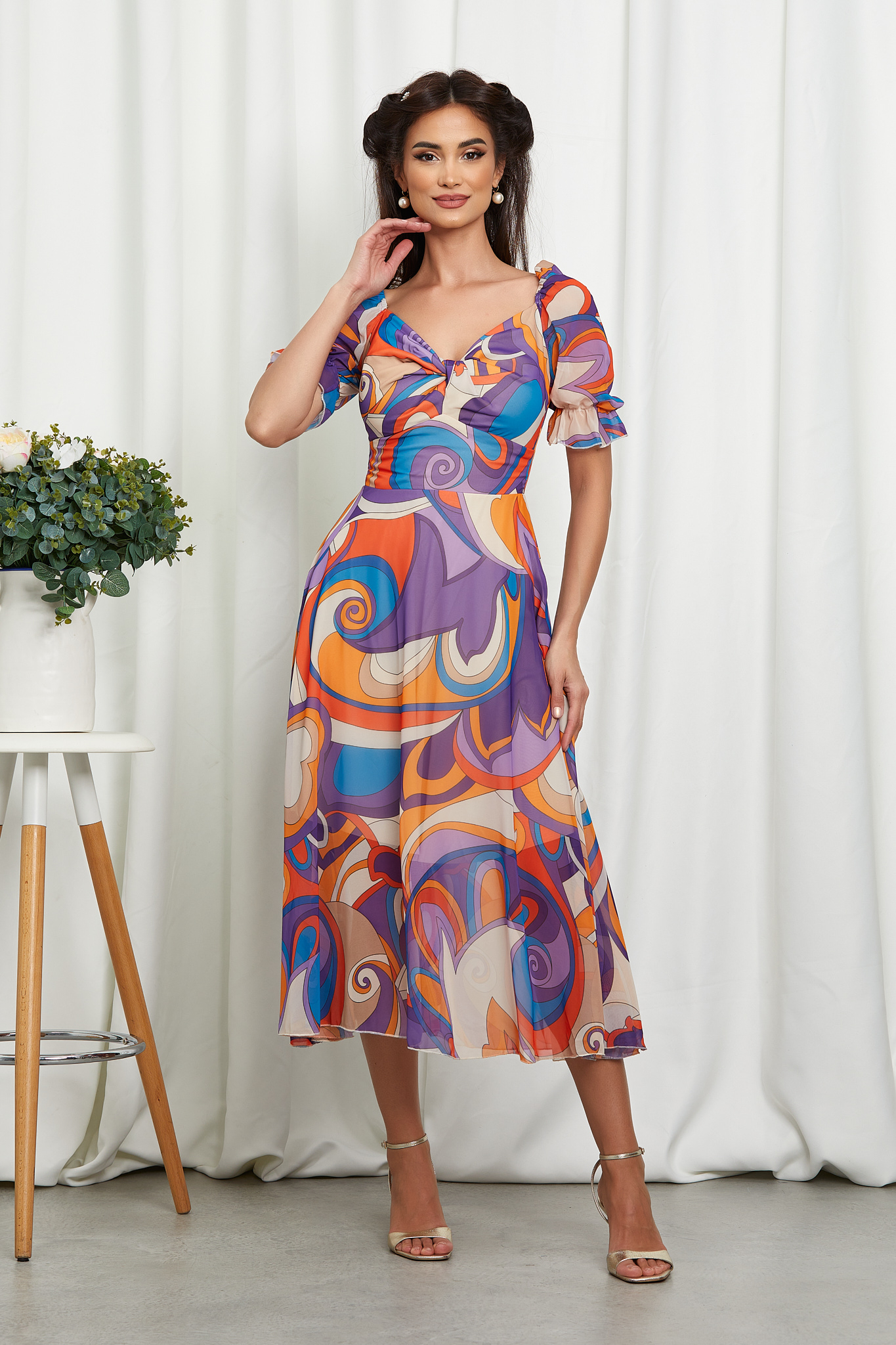 Reducere 43% la Rochie Xenya Multi Mov