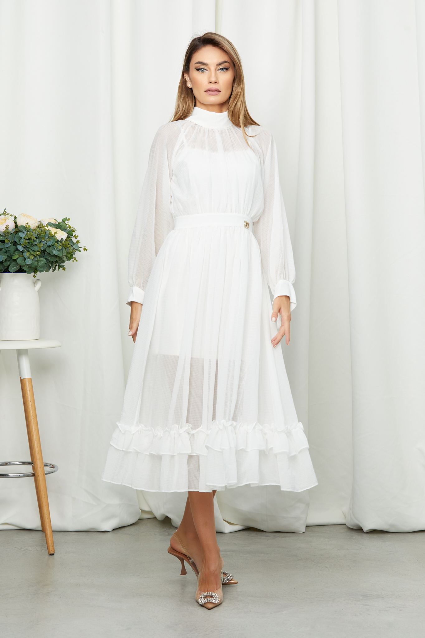 Reducere 25% la Rochie Jamila Alba