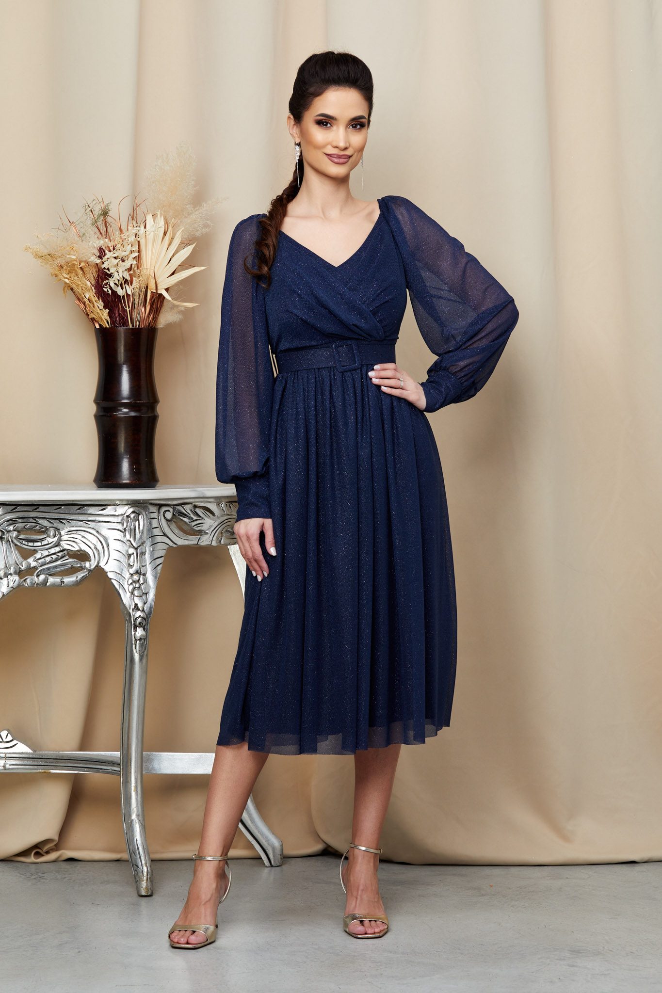 Reducere 7% la Rochie Luciana Bleumarin