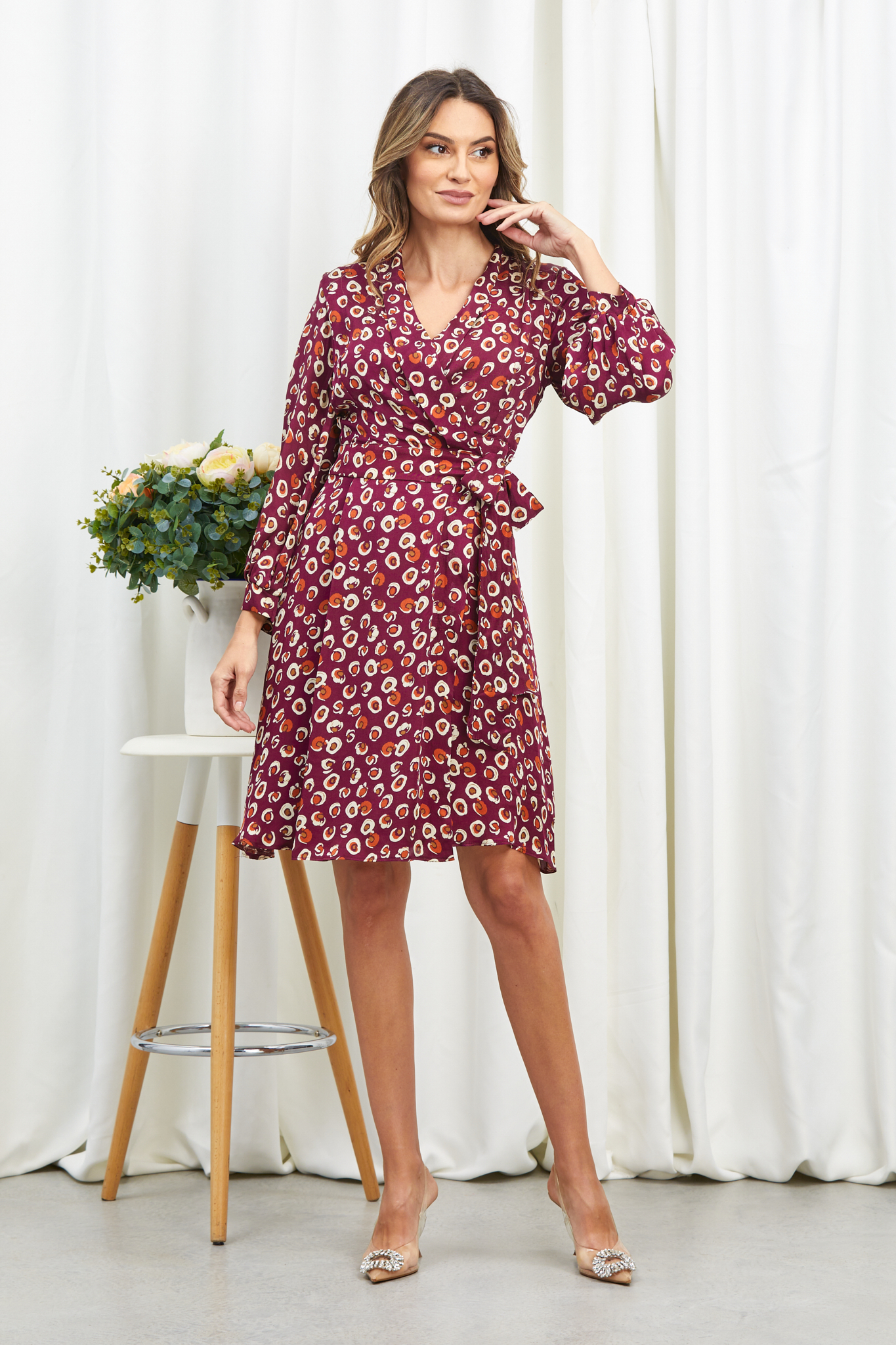 Reducere 13% la Rochie Casiana Bordo
