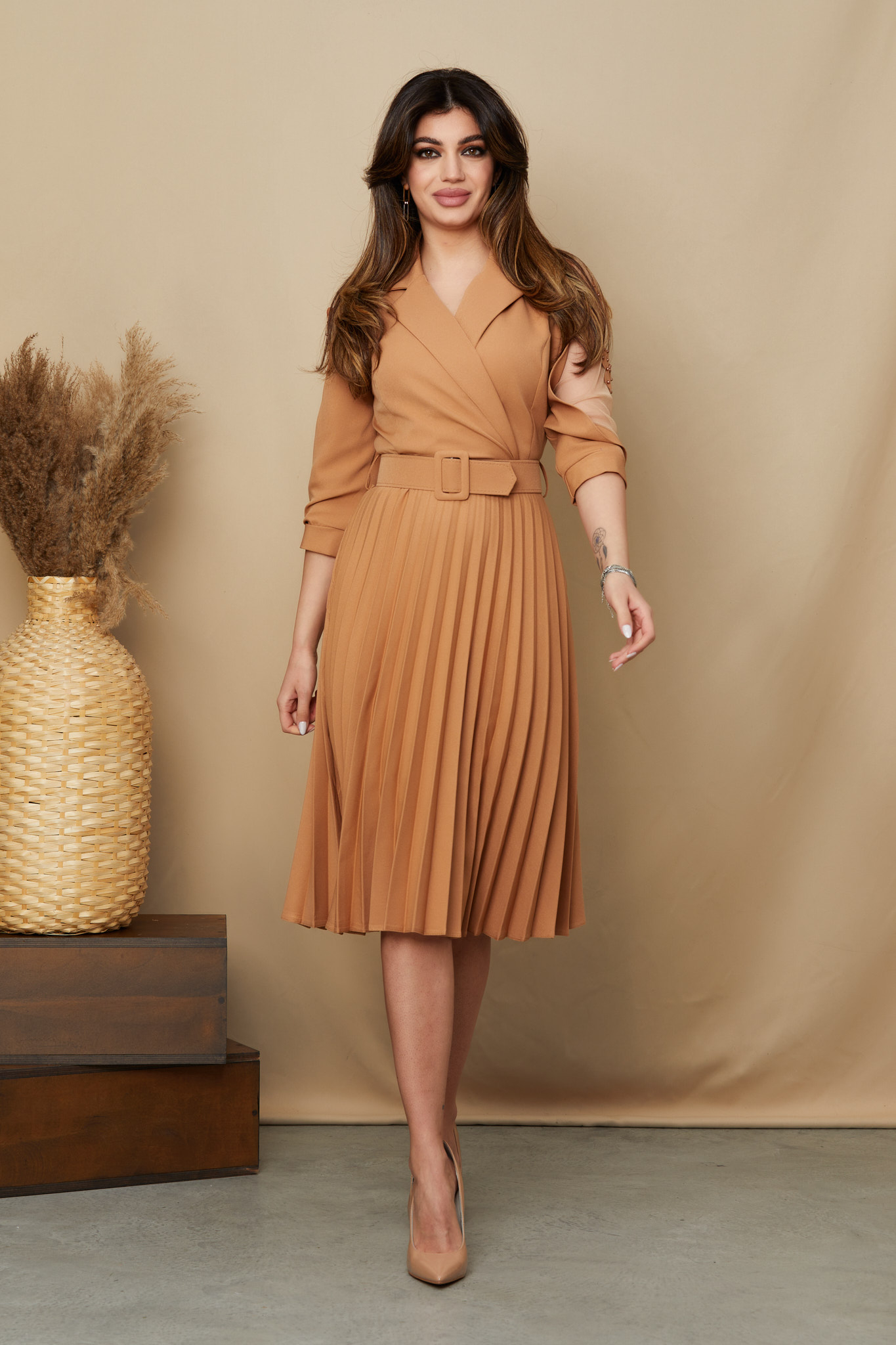 Reducere 18% la Rochie Gylda Crem
