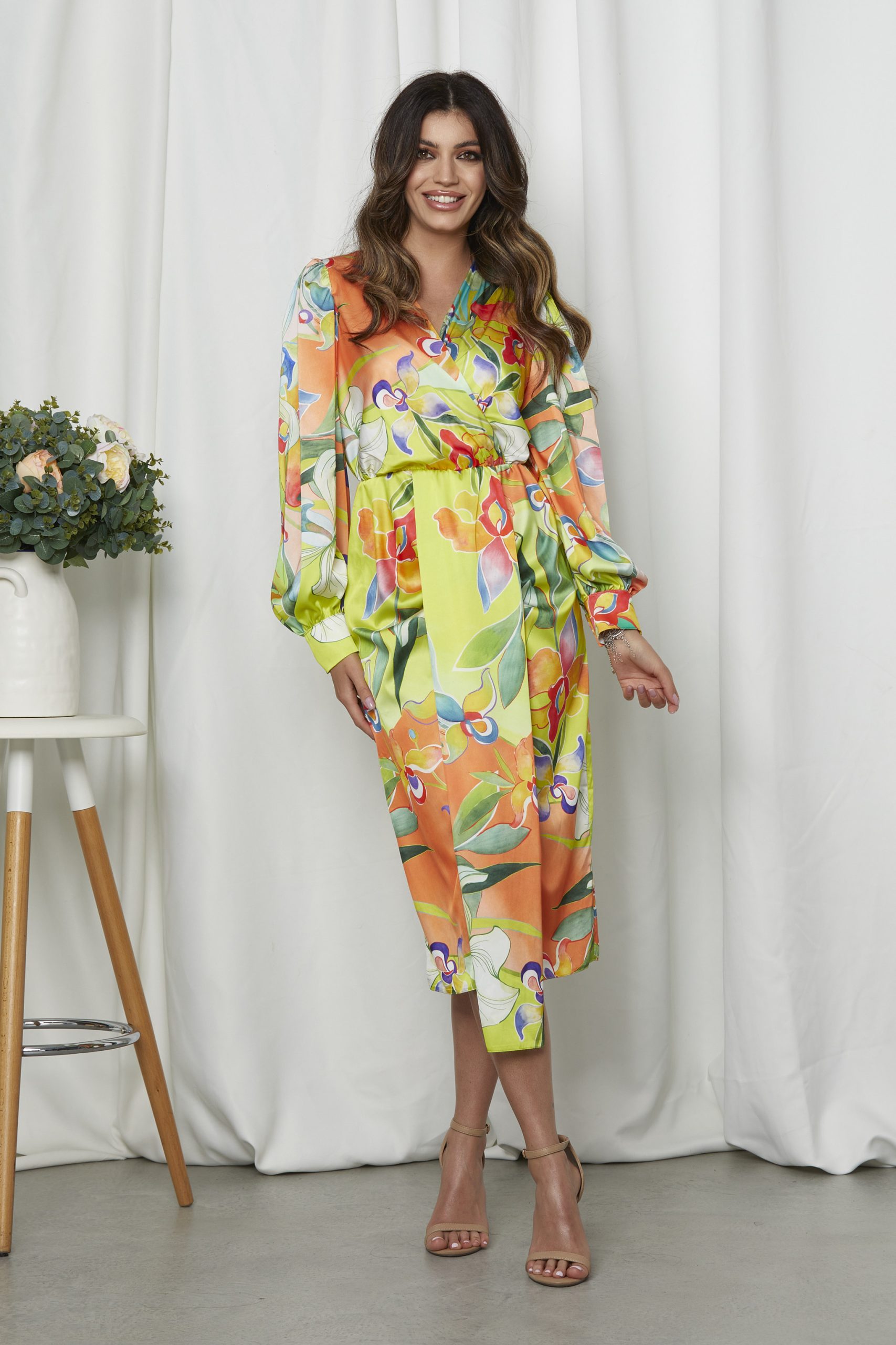 Reducere 13% la Rochie Giorgina Orange Multi