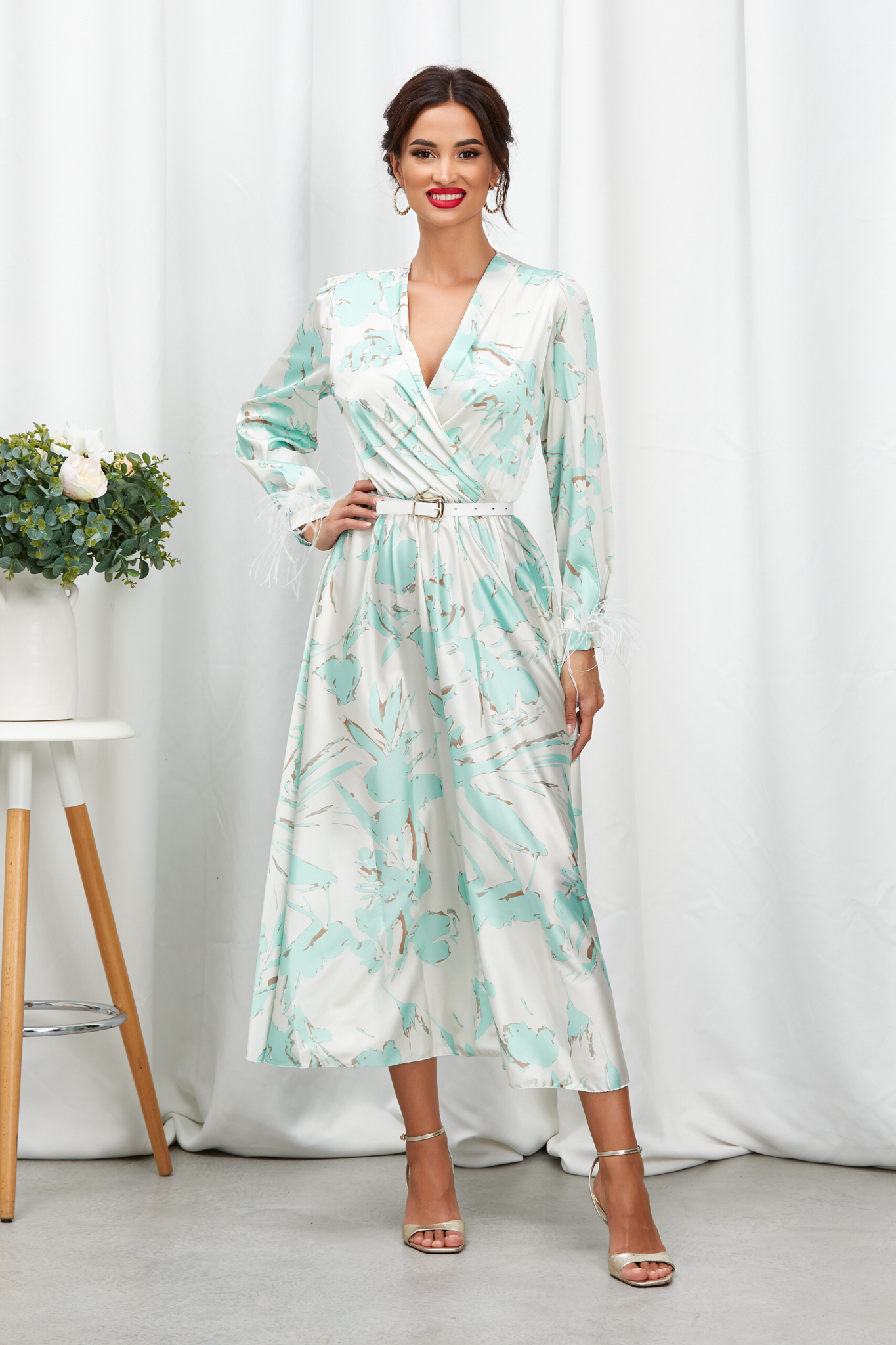 Reducere 27% la Rochie Margo Turcoaz