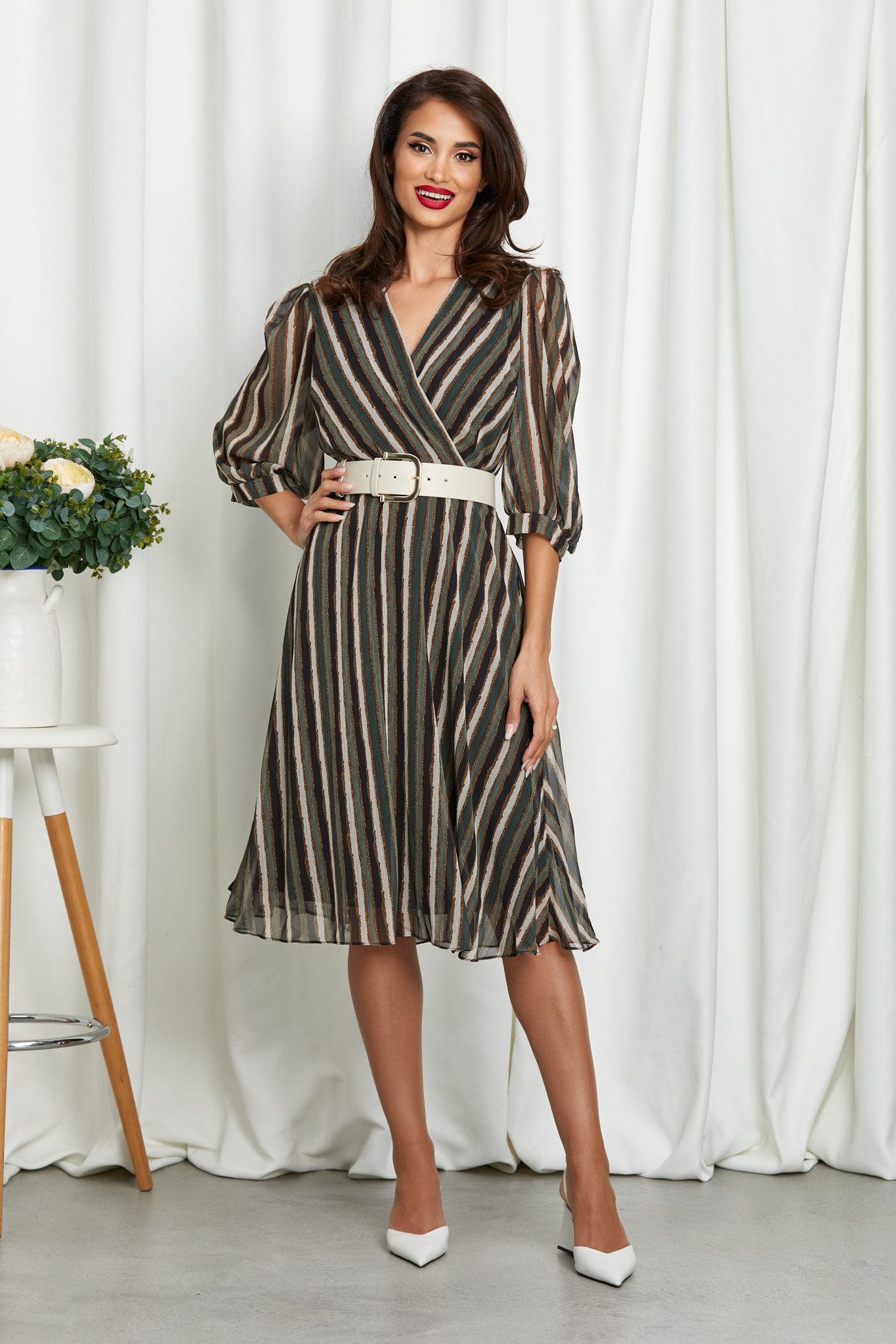 Reducere 21% la Rochie Nereea Kaki