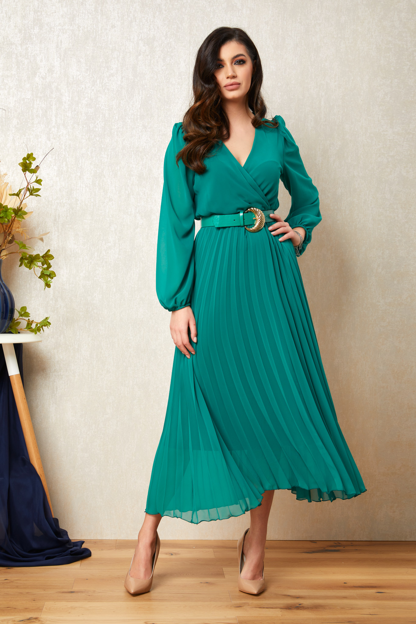 Reducere 7% la Rochie Ingrid Verde