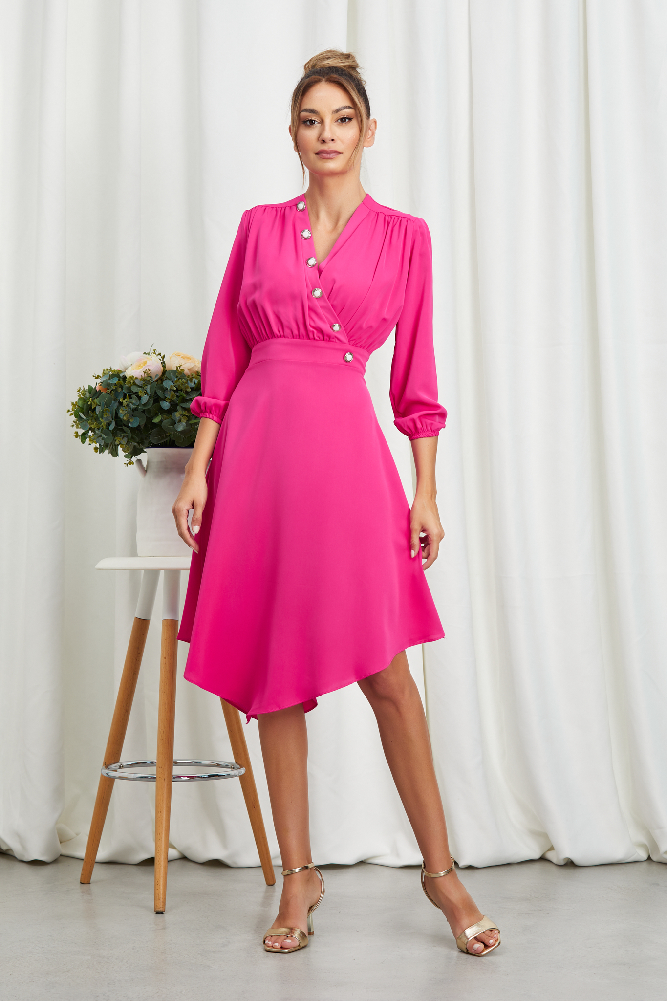 Reducere 30% la Rochie Nevena Fucsia