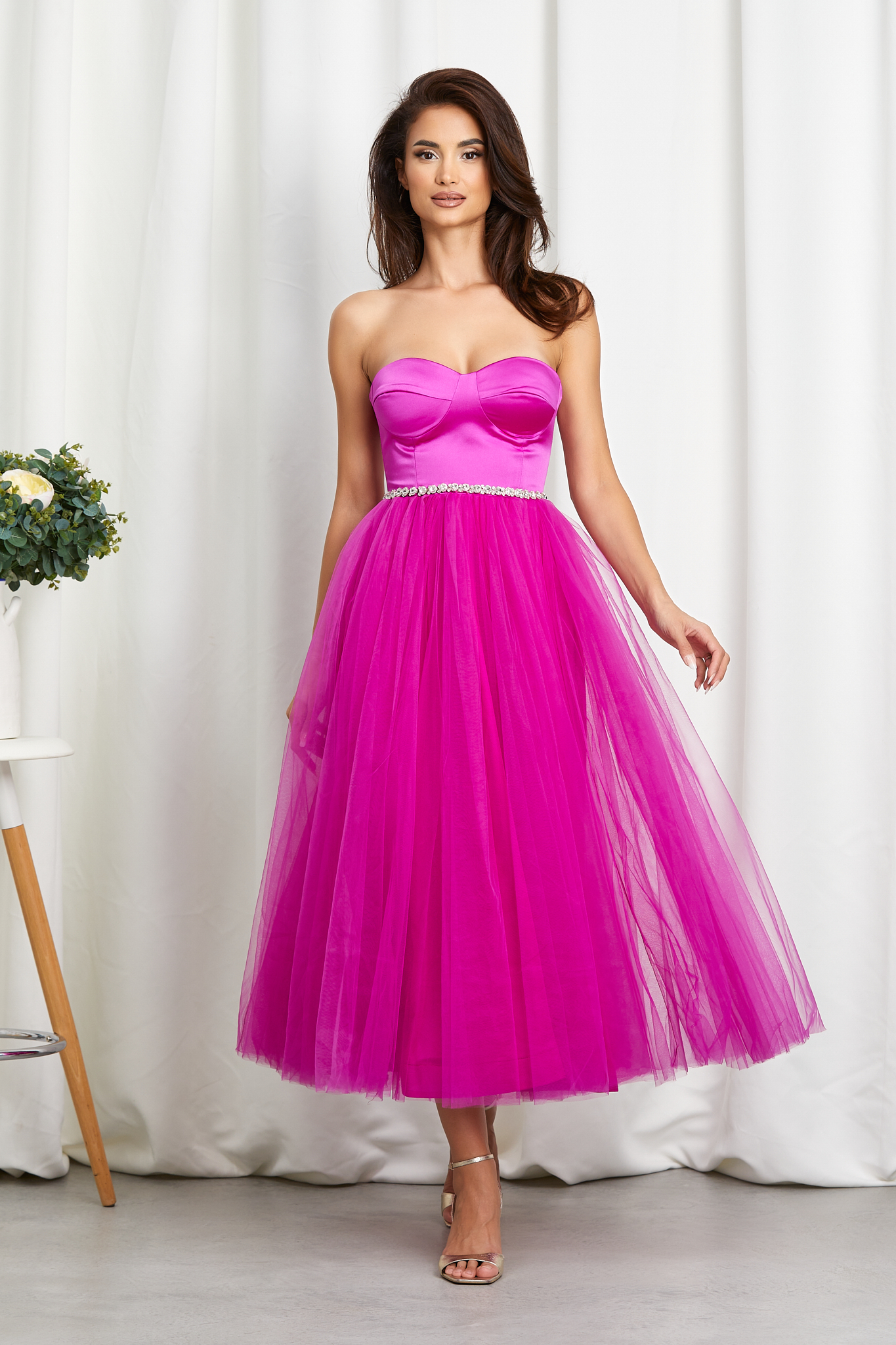 Reducere 17% la Rochie Julieta Fucsia