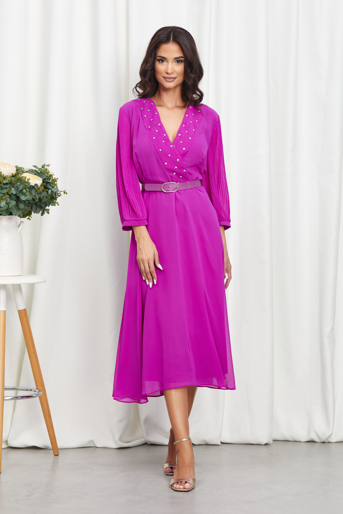 Reducere 16% la Rochie Manuelle Fucsia