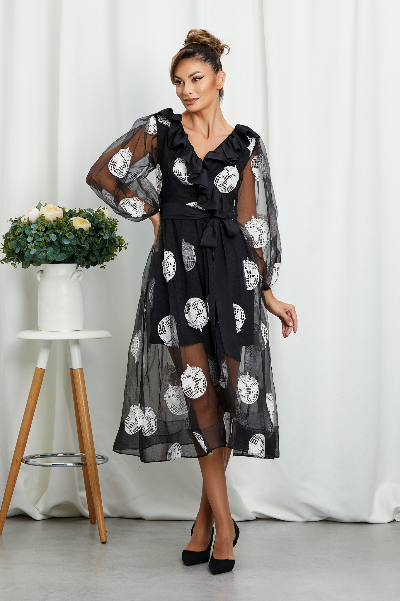 Reducere 33% la Rochie Mademoiselle Neagra