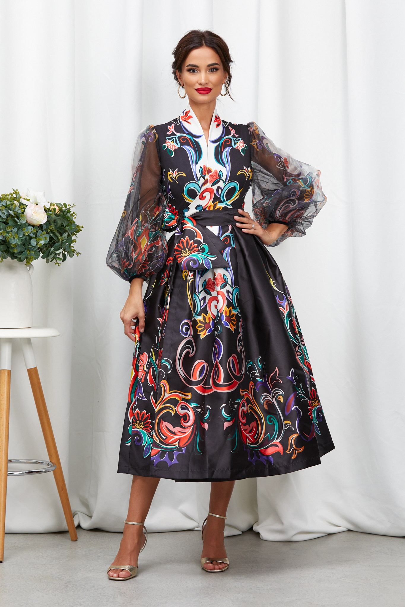 Reducere 20% la Rochie Anemone Neagra