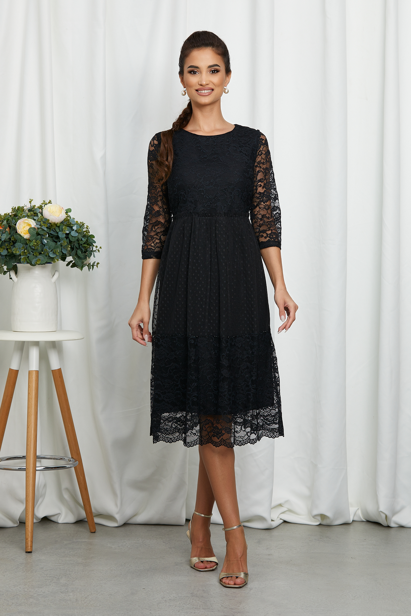 Reducere 30% la Rochie Sage Neagra