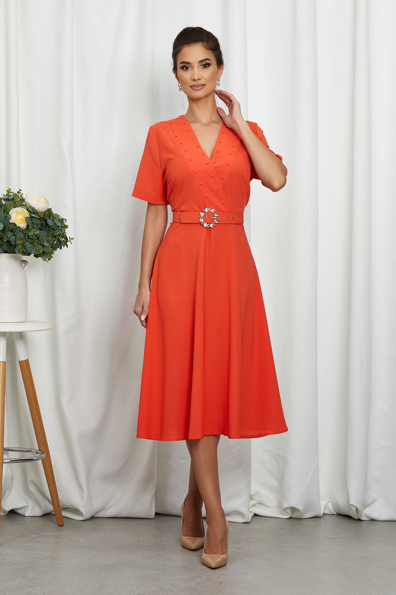 Reducere 15% la Rochie Holly Orange
